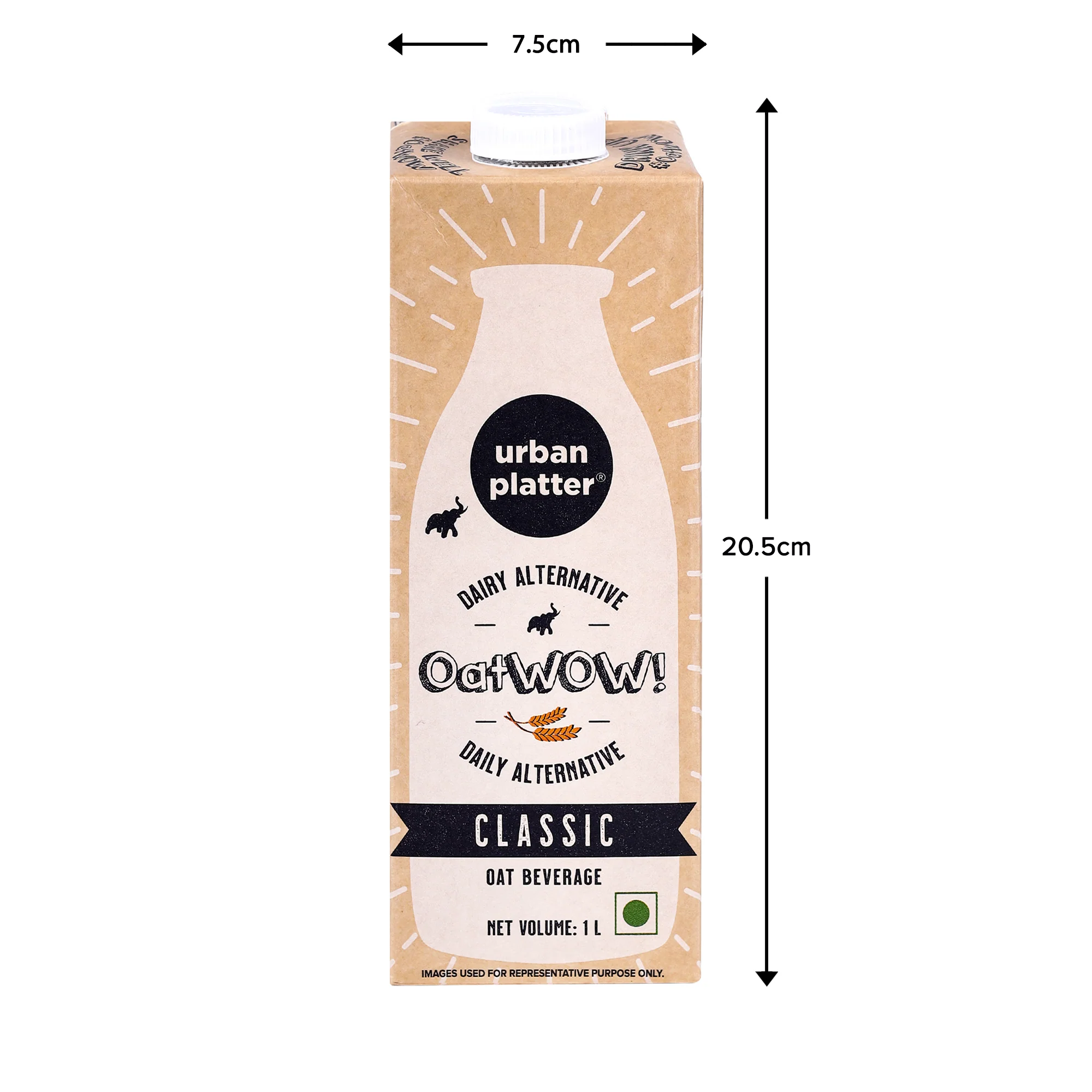 OatWOW Classic Oat Beverage, 1L [Plant-based /Milk Alternative] - Image 9