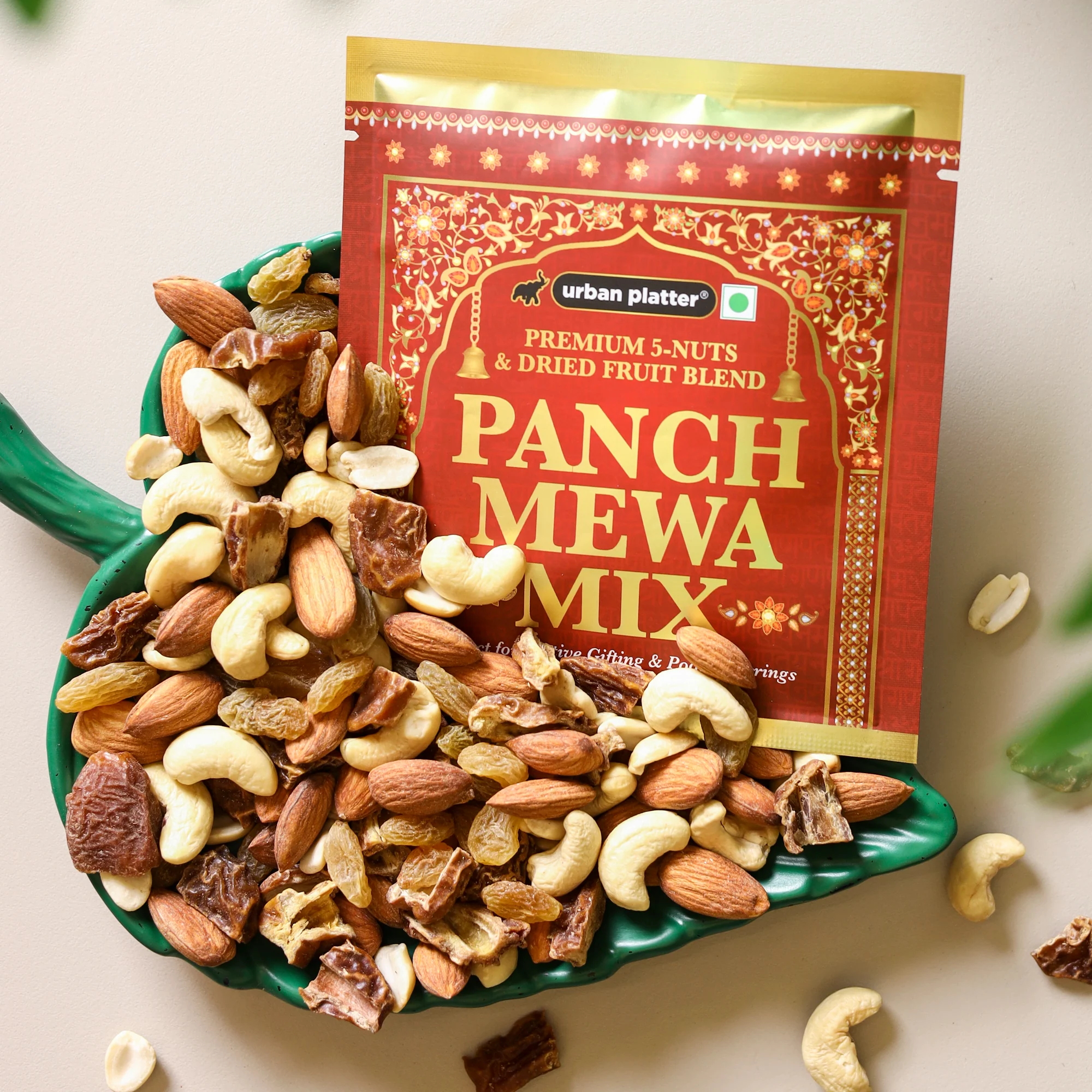 Panch Mewa Mix, 50g (Premium 5-Nuts & Dried Fruits Blend | Perfect for Festive Gifting & Pooja Offerings | Healthy Snacking) - Image 4