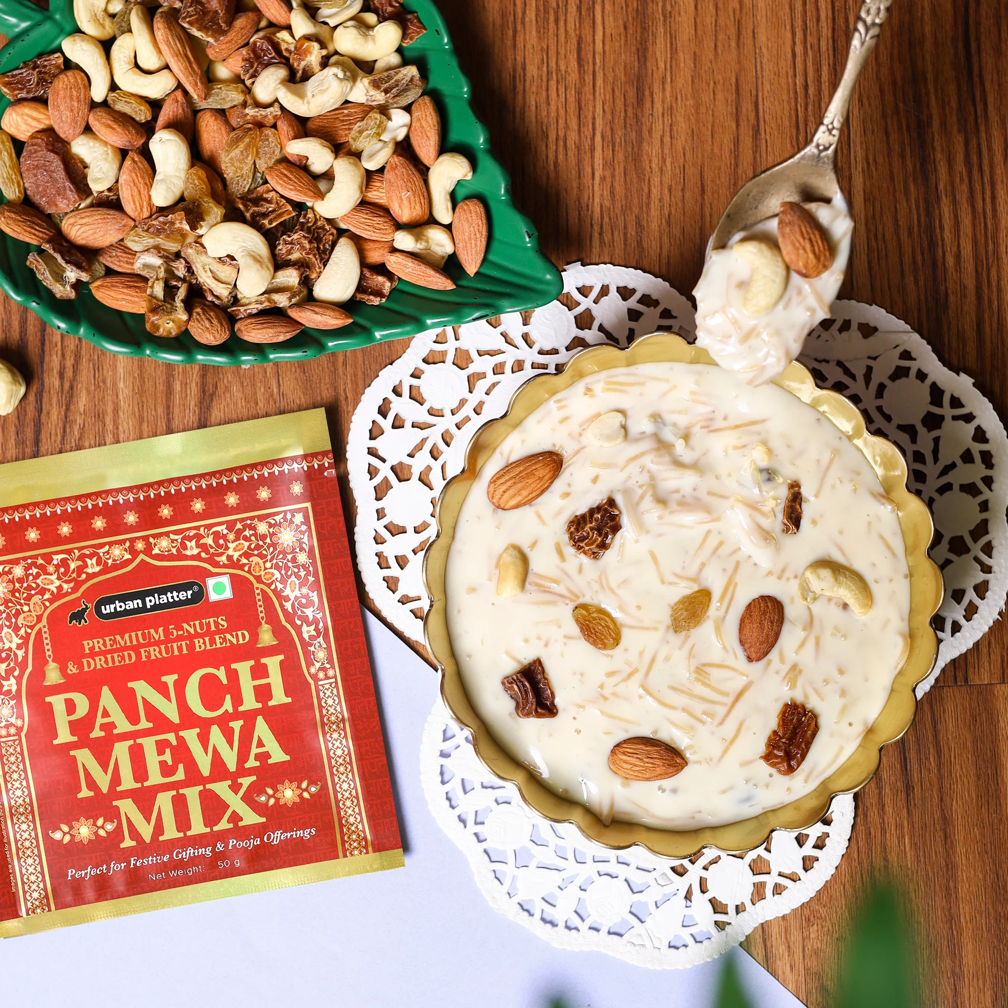 Panch Mewa Mix, 50g (Premium 5-Nuts & Dried Fruits Blend | Perfect for Festive Gifting & Pooja Offerings | Healthy Snacking) - Image 6