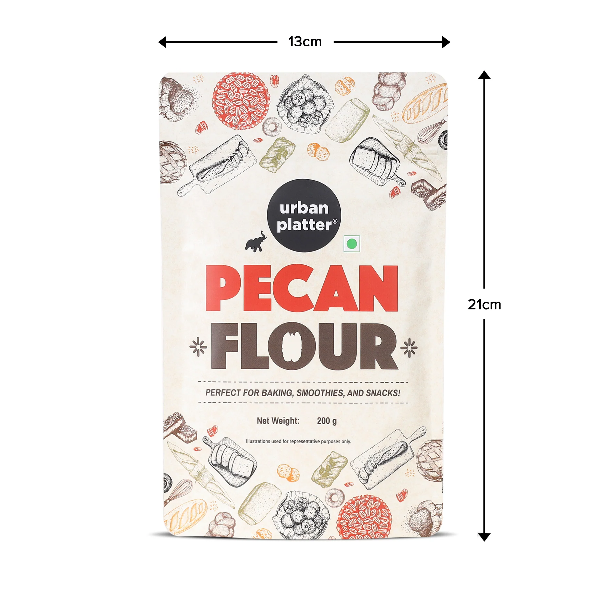 Pecan Flour, 200g (Imported from the USA | Ideal for Baking & Desserts) - Image 9