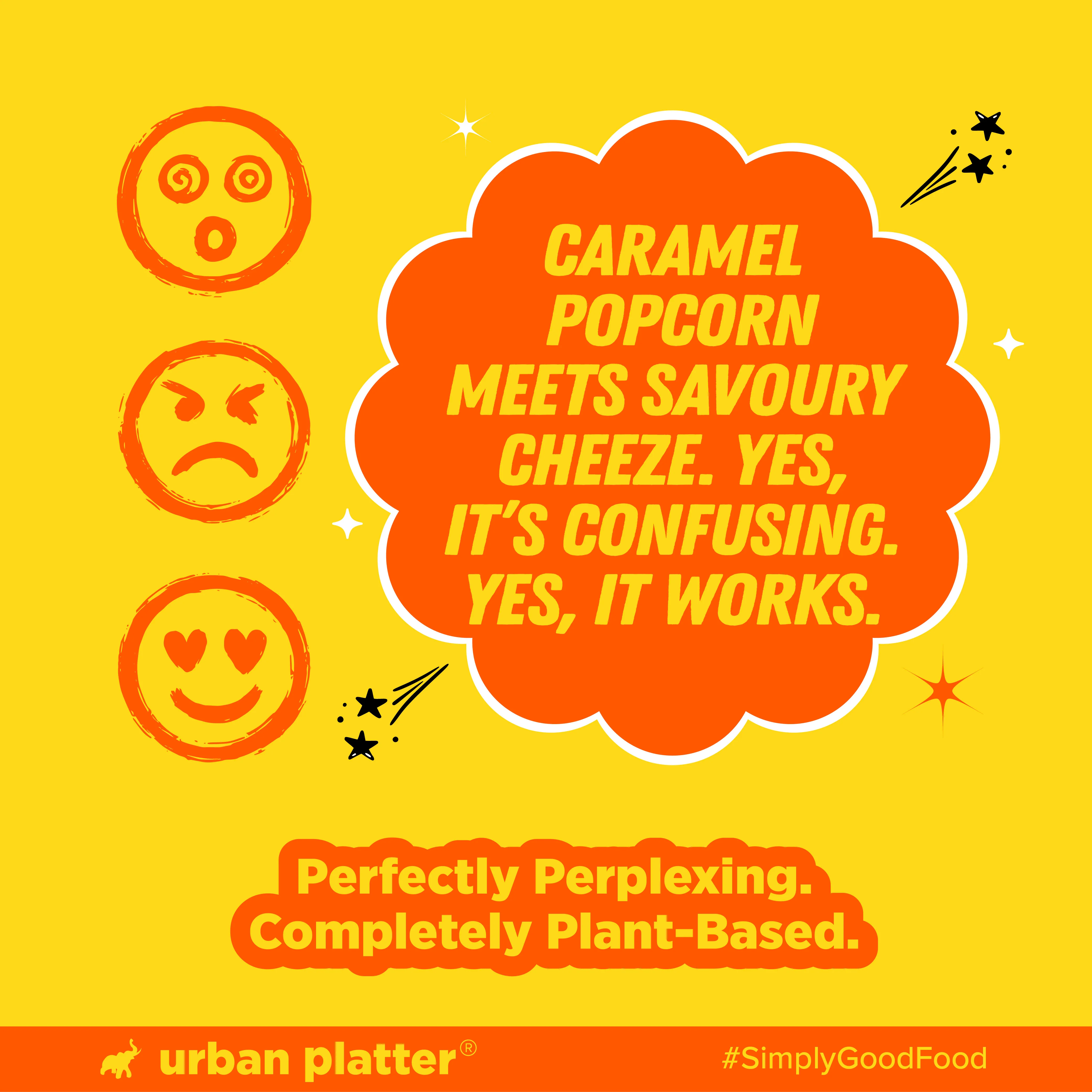 Perfectly Perplexing Popcorn - Cheeze Caramel, 150g (Tub of Caramel Popcorn with Umami Cheeze, Ready to eat snack) - Image 7