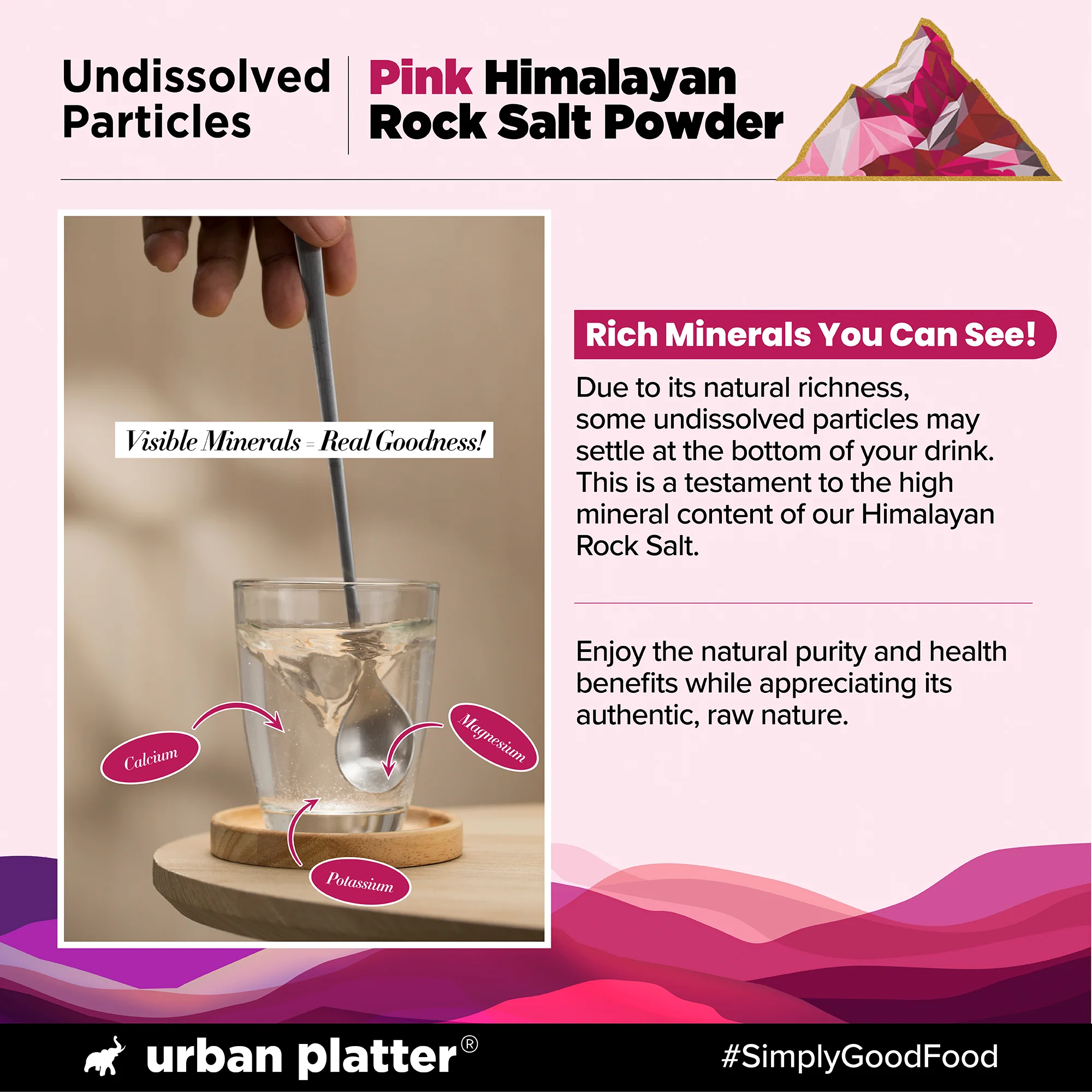Pink Himalayan Rock Salt Powder, 1.5kg (Mineral-Rich Salt | Unrefined & Pure | Sendha Namak | Non-Iodised | Optically Sorted) - Image 7