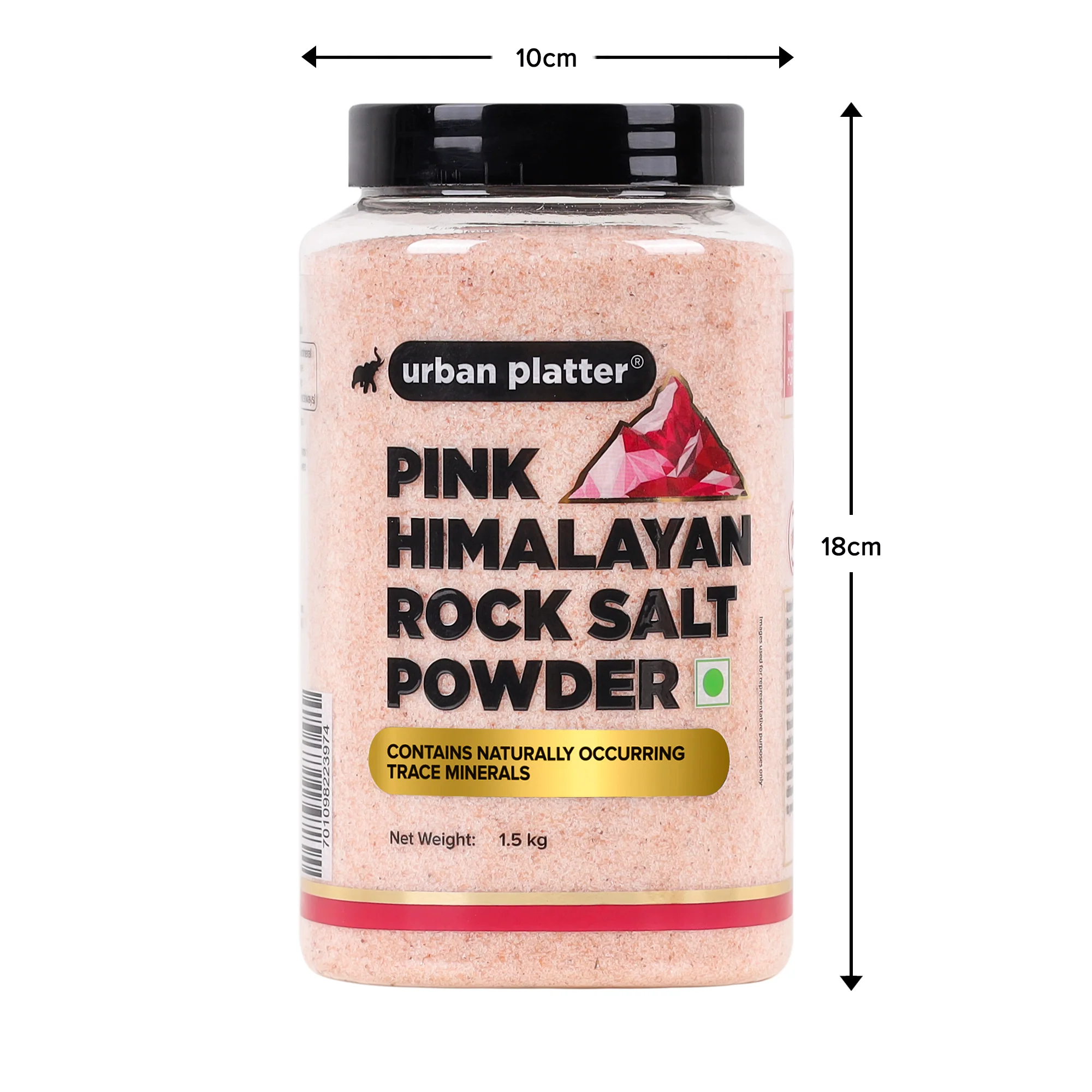 Pink Himalayan Rock Salt Powder, 1.5kg (Mineral-Rich Salt | Unrefined & Pure | Sendha Namak | Non-Iodised | Optically Sorted) - Image 9