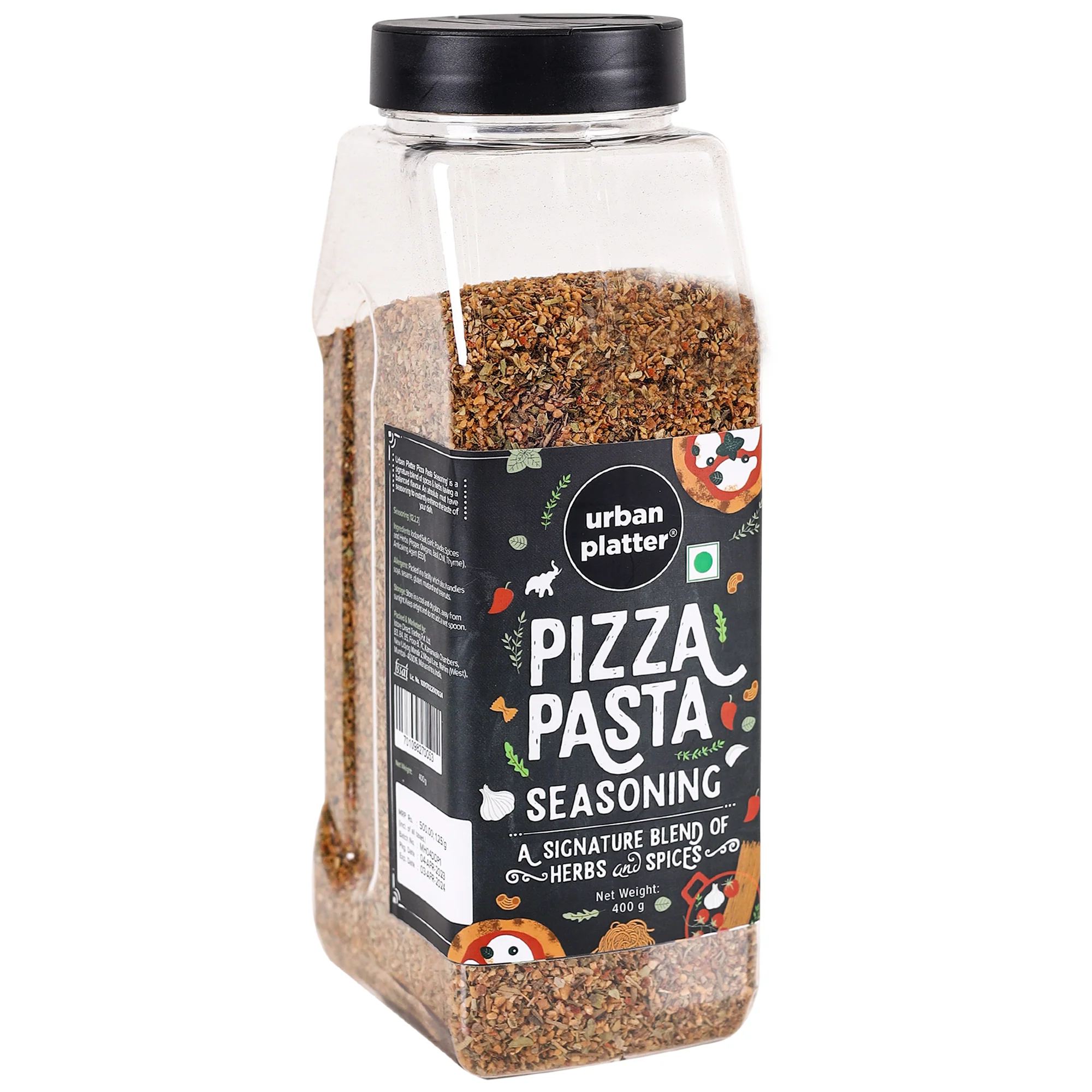 Pizza Pasta Seasoning, 400g (Signature Italian-Style Seasoning | Multipurpose Herb & Spice Blend | MSG-Free)