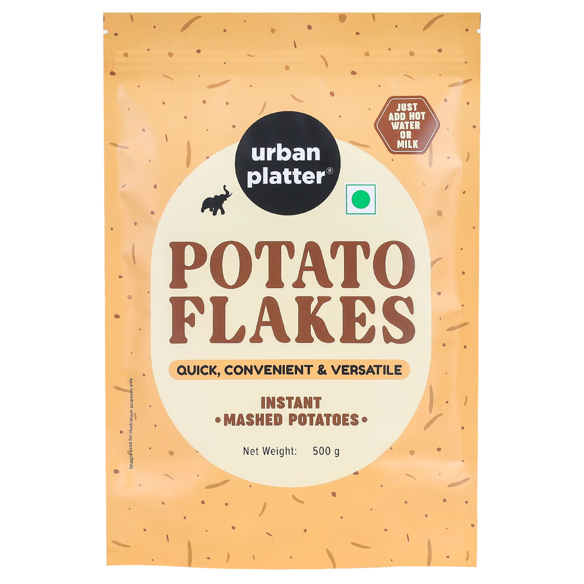 Potato Flakes 500g, (Dehydrated Potato Flakes | Ready to Use Dried Potato Bits | Quick and Convenient)