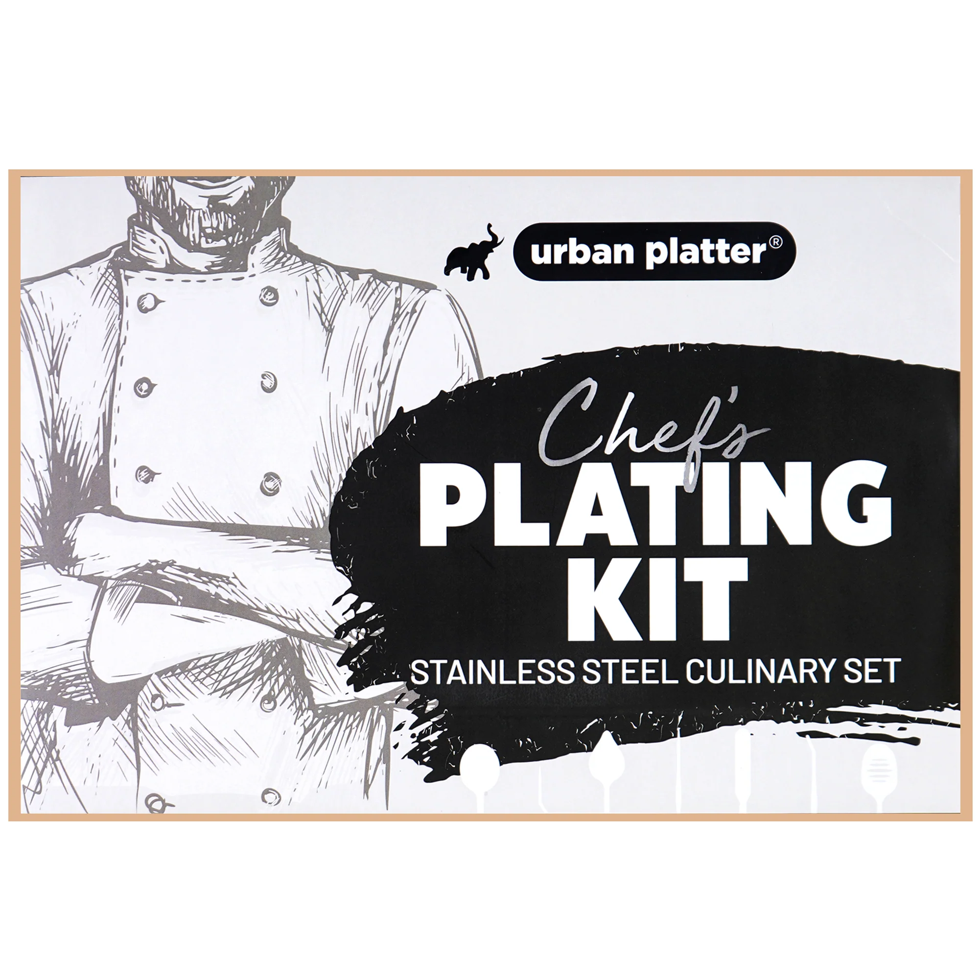 Professional Chef's Plating Kit - 7 Piece Stainless Steel Culinary Art Set - Image 6