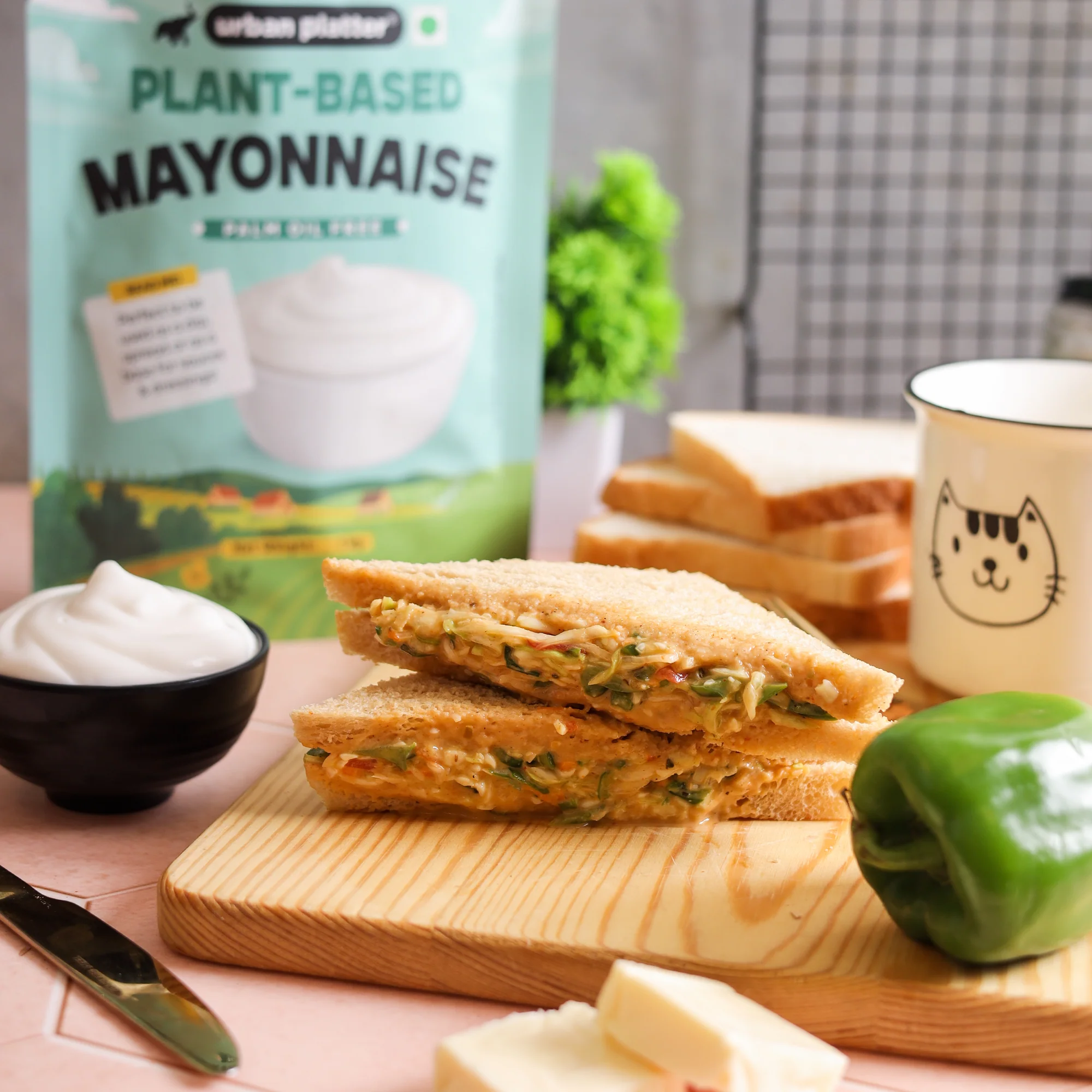 Premium Mayo, 1Kg (Dairy-free Mayonnaise, No Palm Oil, No Trans-fat) (HoReCa) - Image 4