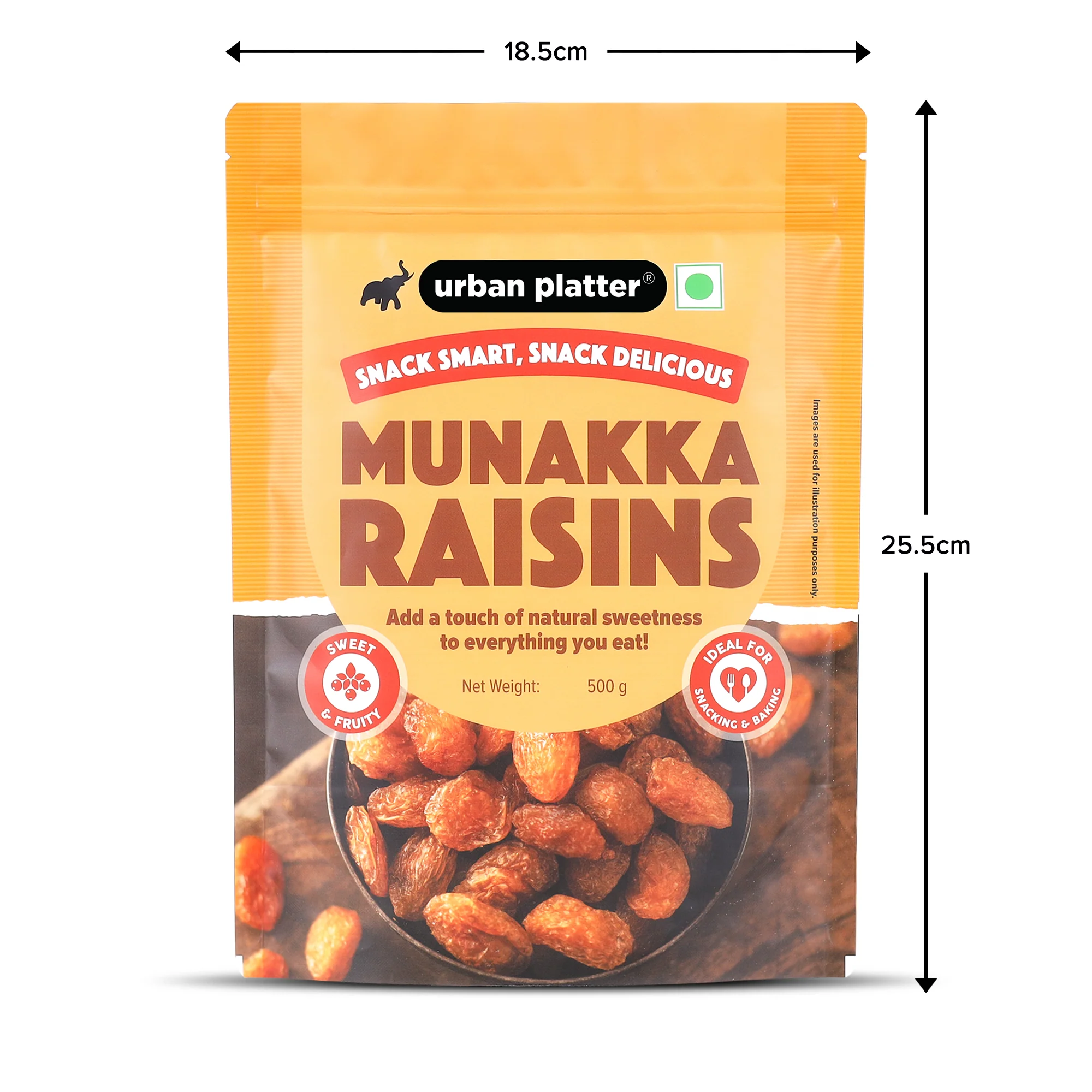 Premium Munakka Raisins, 500g (Naturally Sweet & Juicy | Rich in Antioxidants | Contain seeds | Ayurveda Superfood) - Image 5
