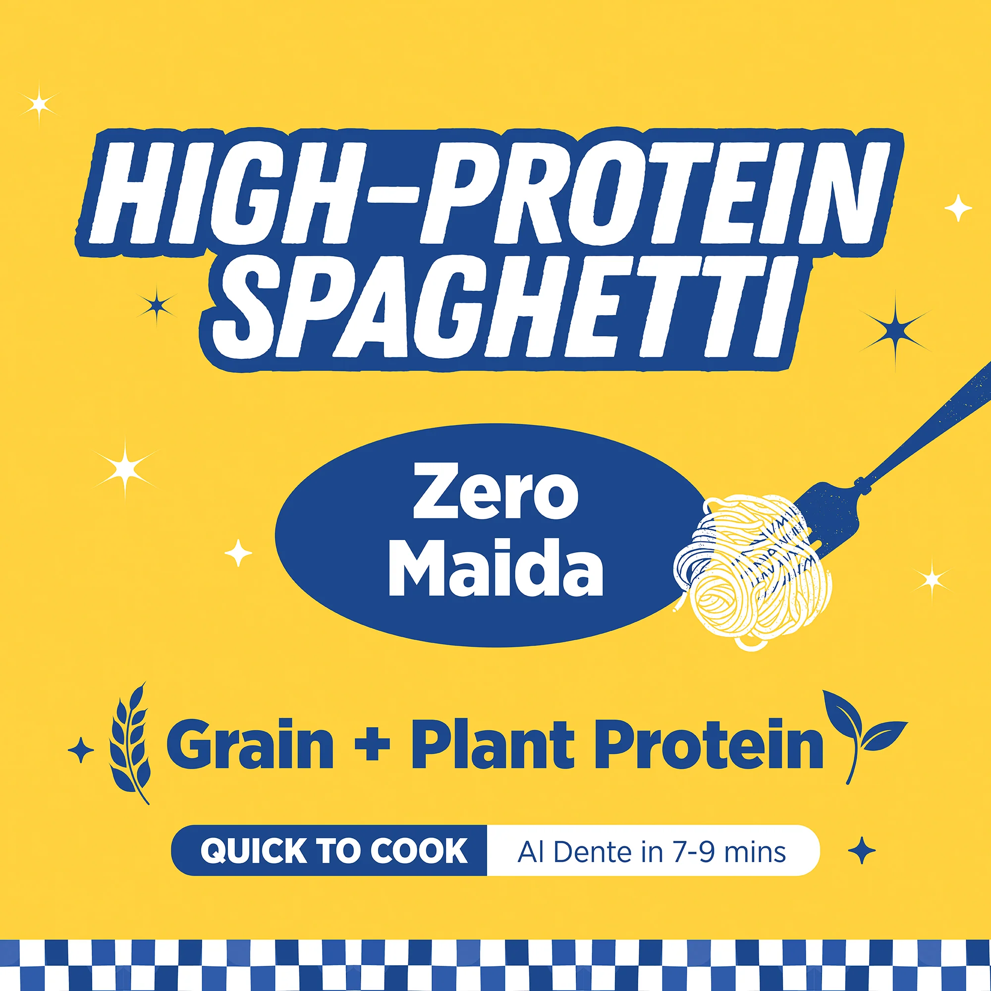 Protein Spaghetti, 500g (Zero Maida, Durum Wheat & Barley Flour Pasta, Plant Protein, High Fiber) - Image 5