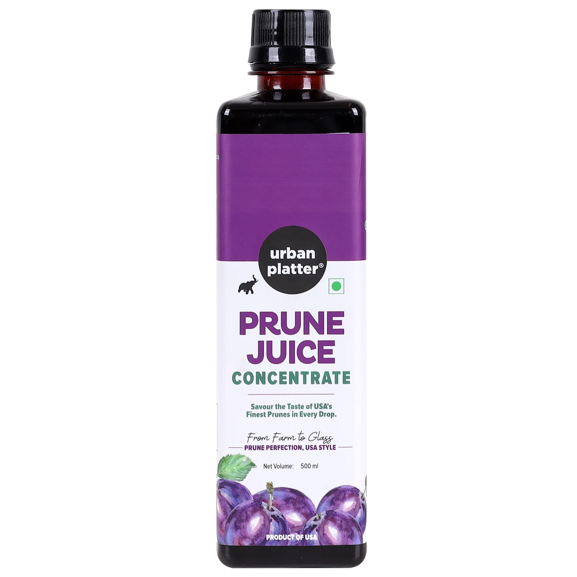Prune Juice Concentrate, 500ml (Product of USA | Finest Prunes in Every Drop, High in Dietary Fiber)