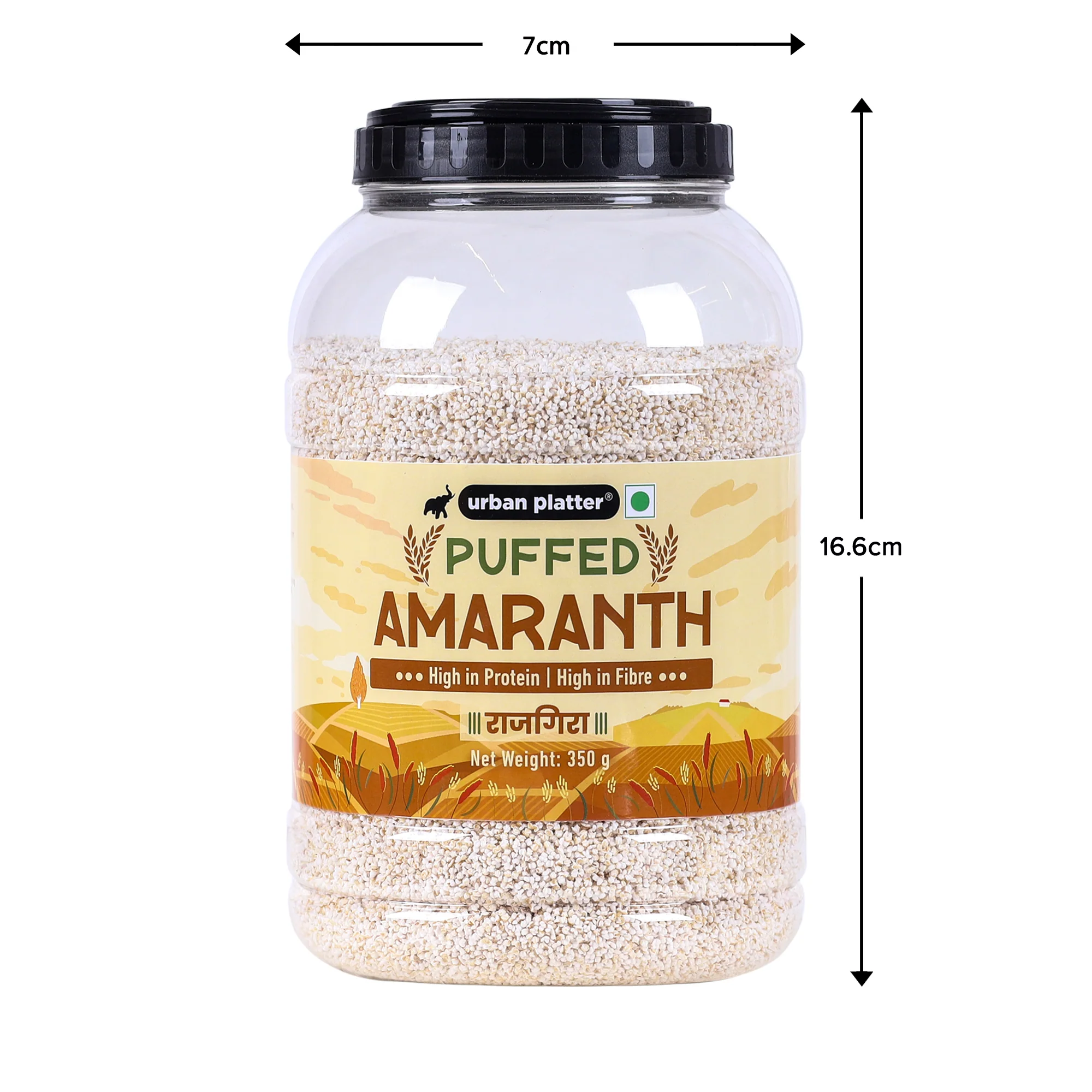 Puffed Amaranth, 350g (Rajgira, High in Protein & Fibre, Healthy Puffed Snack, Gluten-free) - Image 8