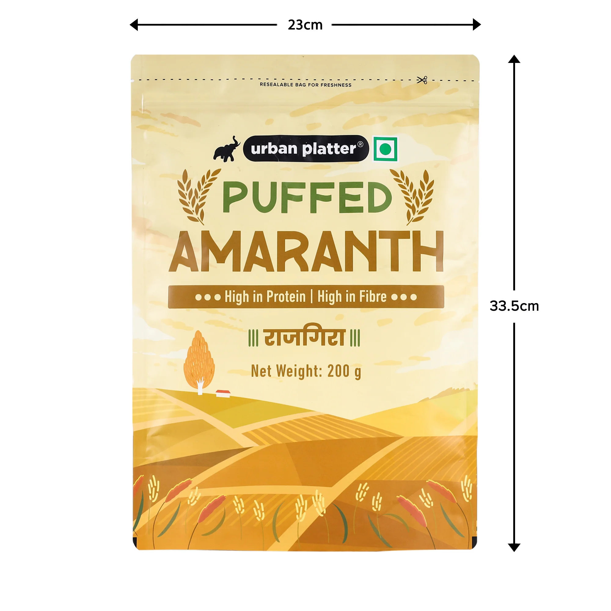 Puffed Amaranth, 200g (Rajgira, High in Protein & Fibre, Healthy Puffed Snack, Gluten-free) - Image 7