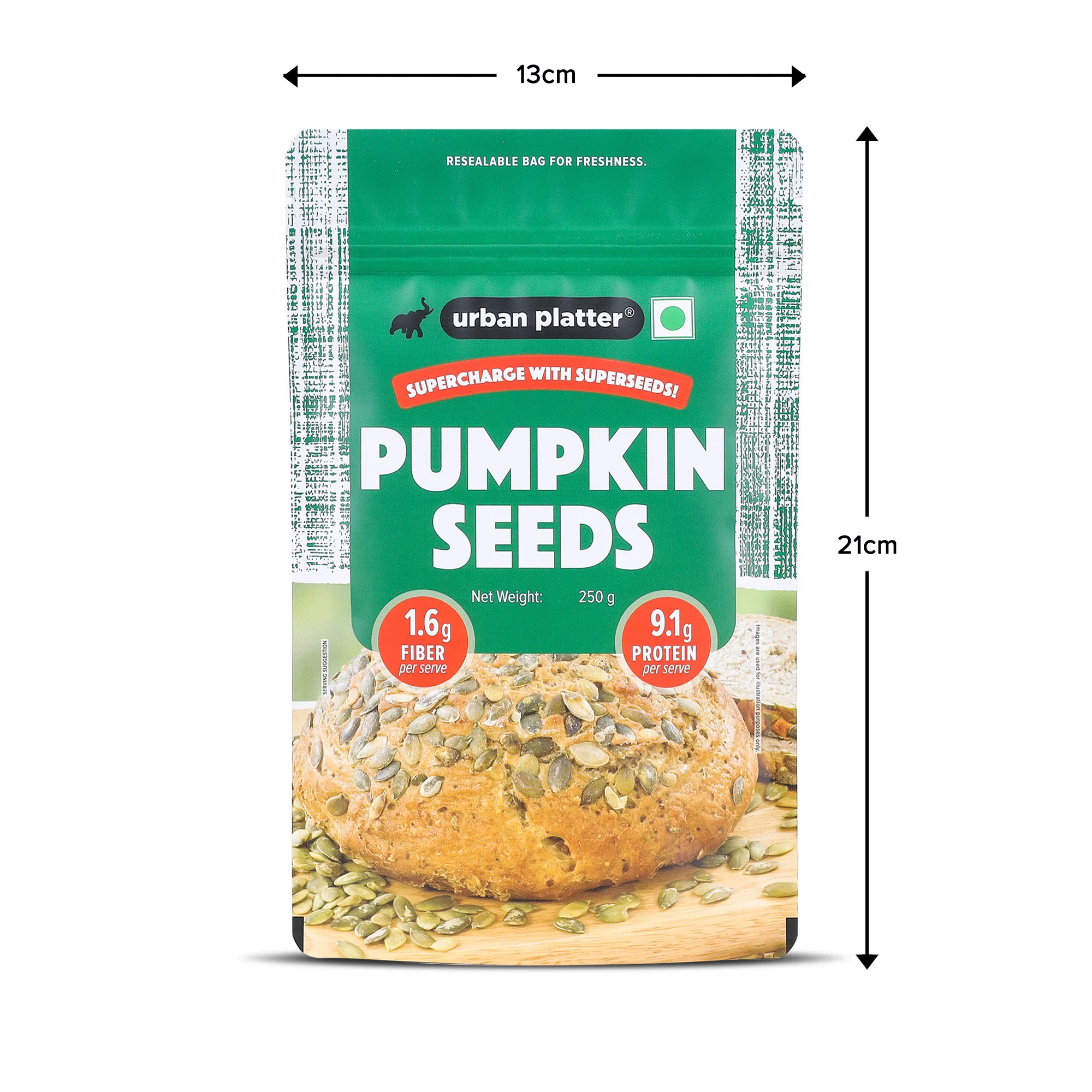 Pumpkin Seeds, 250g (Pepitas | Naturally Rich in Protein & Healthy Fats | Snack, Sprinkle & Bake) - Image 10