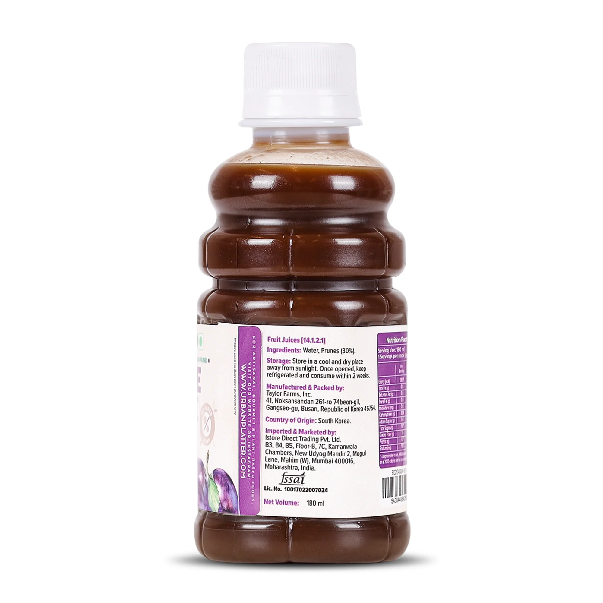 Pure California Prune Juice, (No Added Sugar | Natural Digestive Support | Source of Antioxidants & Potassium | Preservative-Free) - Image 2