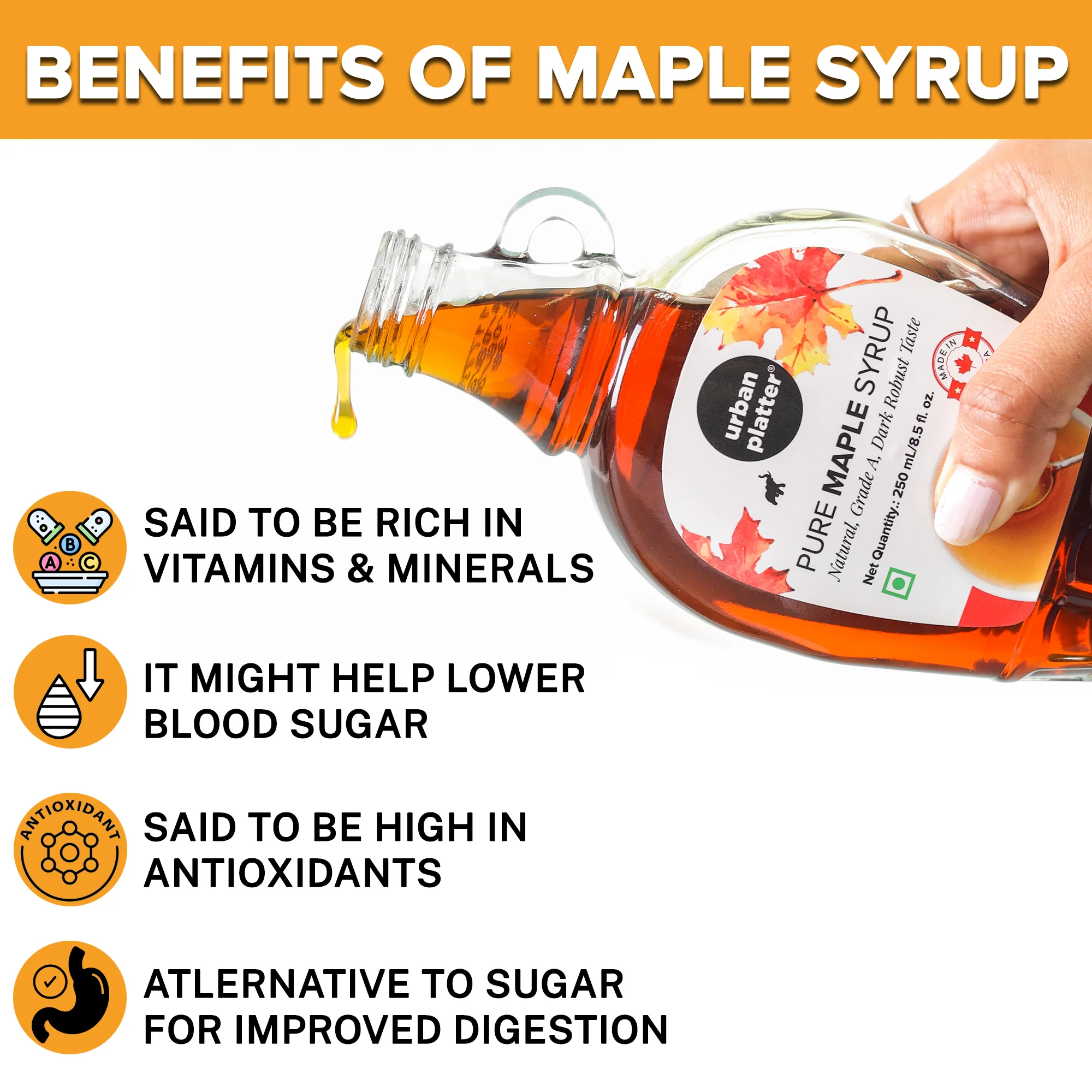 Pure Canadian Maple Syrup, 250ml - Image 4