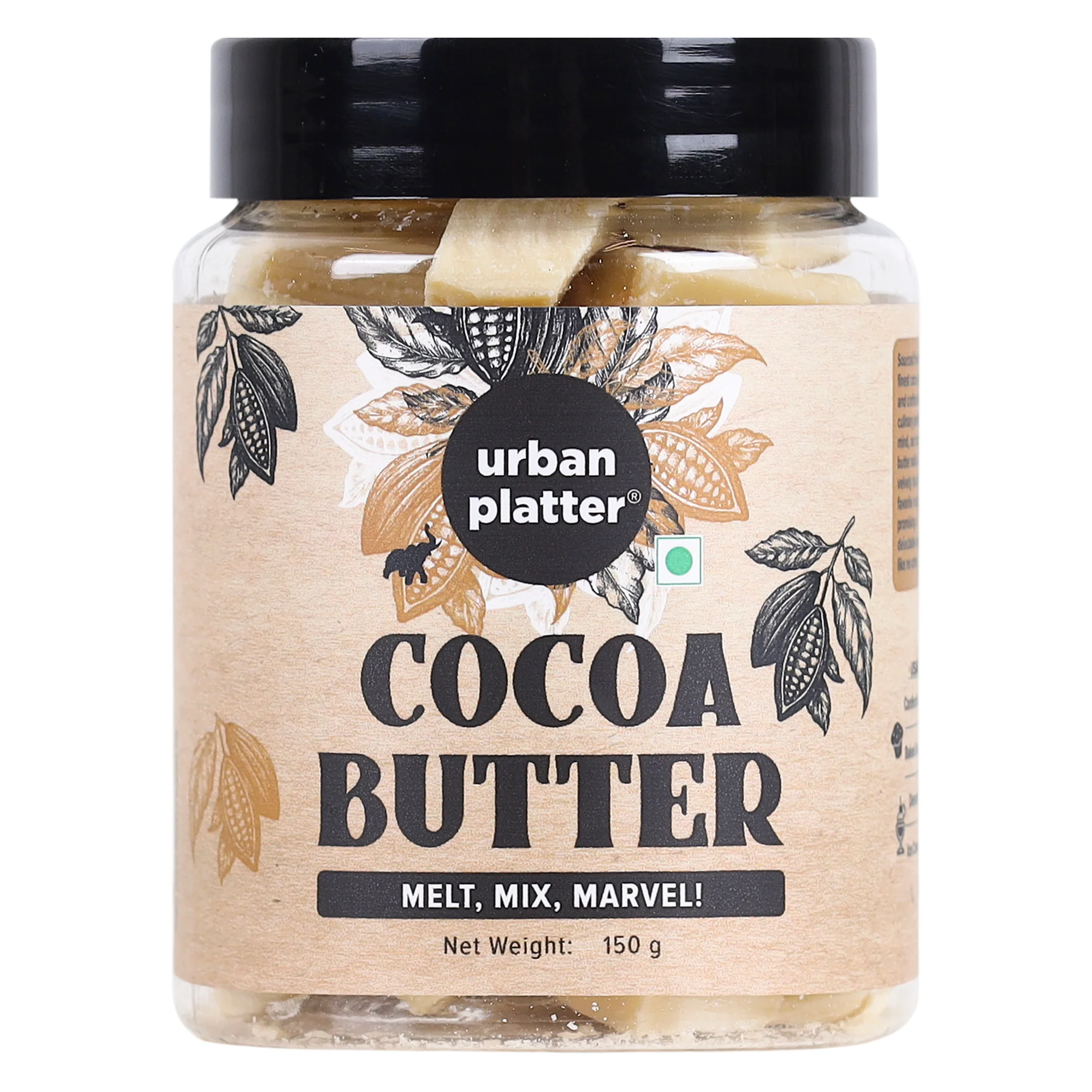 Pure Cocoa Butter, 150g