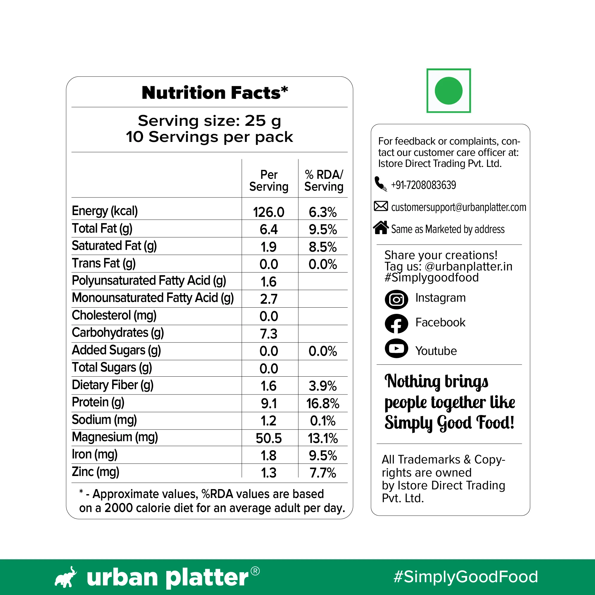 Pumpkin Seeds, 1kg (Pepitas, Naturally Rich in Protein & Healthy Fats, Snack, Sprinkle & Bake) - Image 3