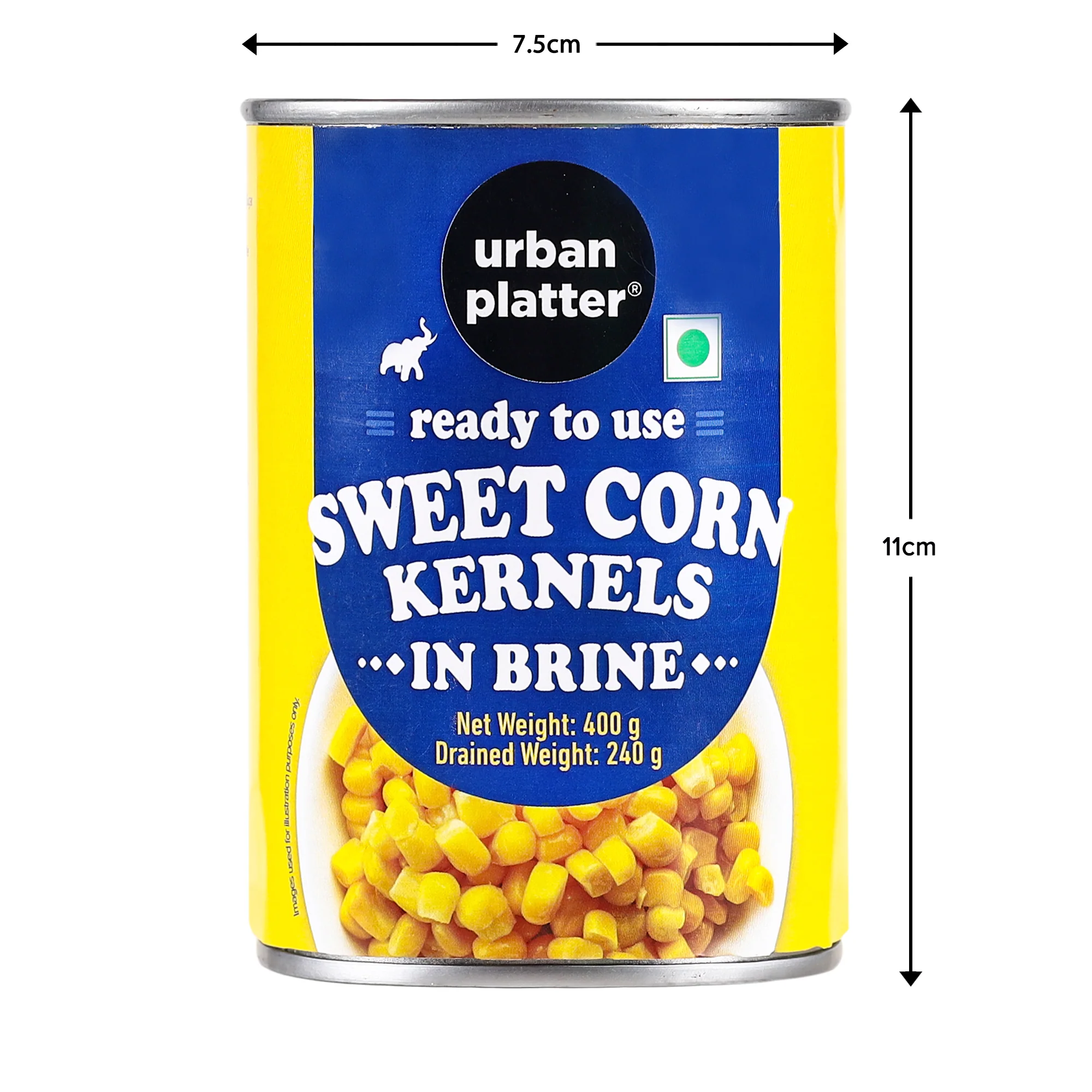 Ready to Use Sweet Corn Kernels in Brine, 400g (Drained Weight 240g) - Image 7