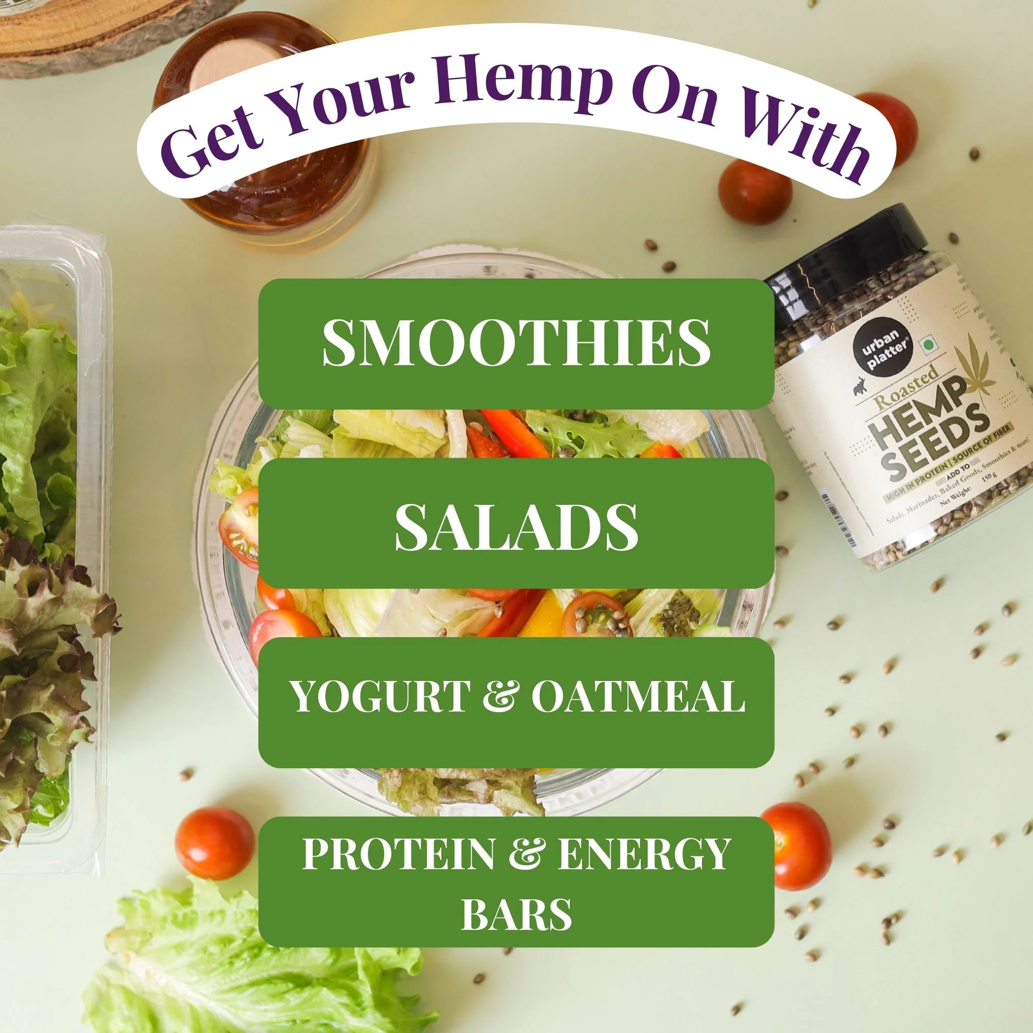 Roasted Hemp Seeds, 150 g (Hemp Seeds for Eating | Salad Topping | Roasted) - Image 6