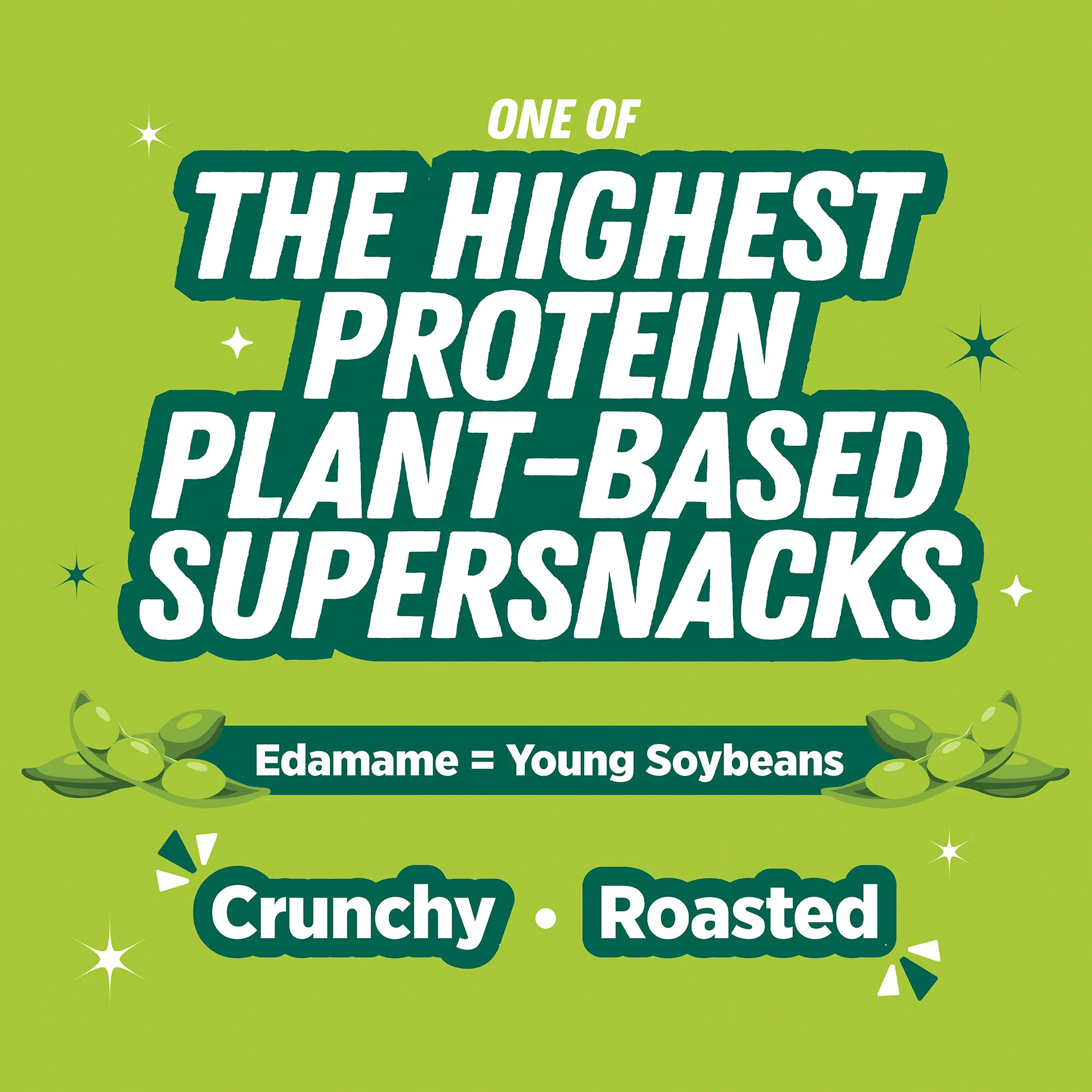 Roasted Salted Edamame (46% Protein, 14% Fiber, Lightly Salted Young Green Soybeans, Highest Plant Protein Supersnack) - Image 12