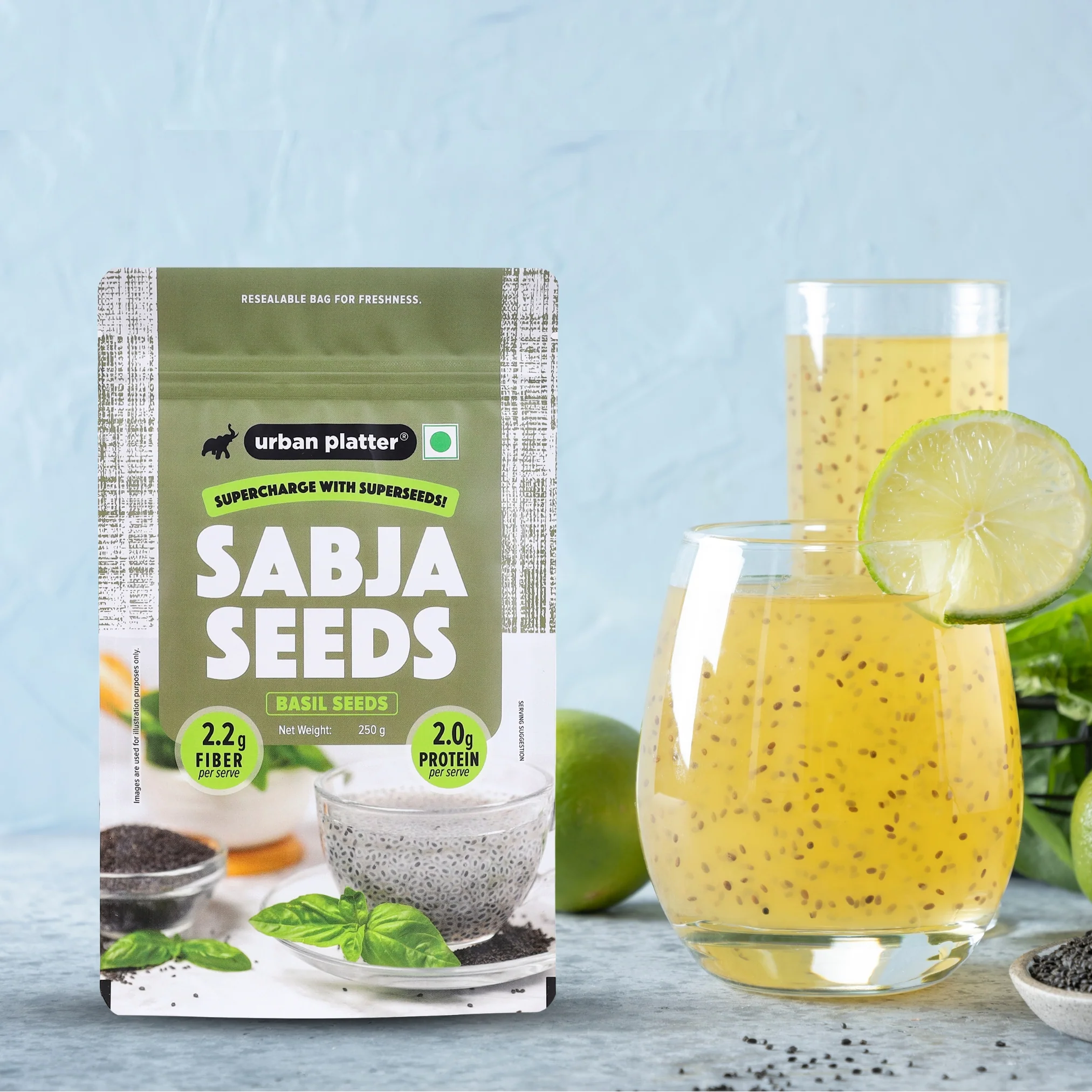 Sabja Seeds, 250g (Natural Body Coolant, Aids in Digestion, Ayurveda Superfood, Rich in Protein & Fiber) - Image 6