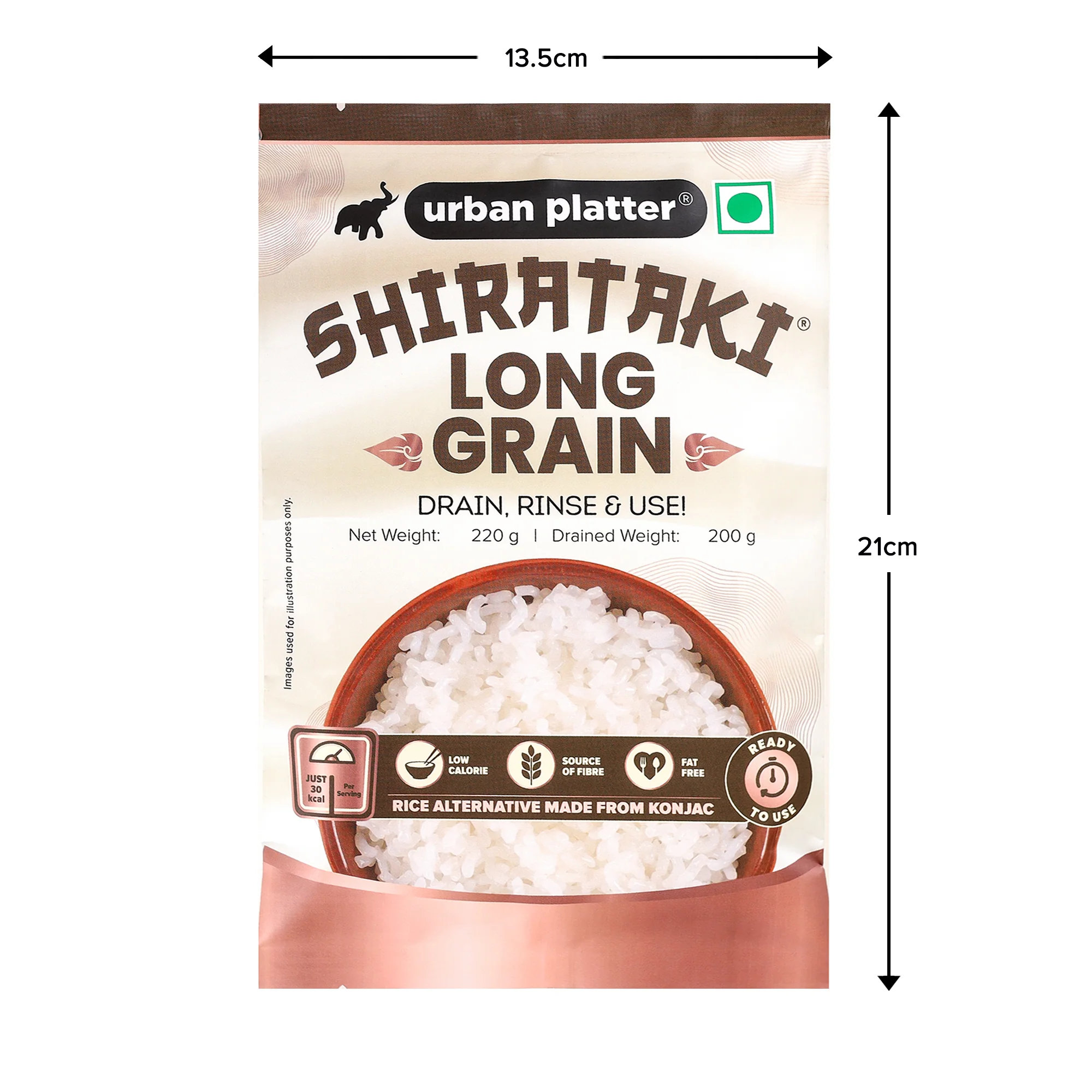 Shirataki Long-Grain Rice, 220g, Pack of 12 (Keto-friendly, Low-Carb, Low-Calories, Fat-free, Gluten-free, Konjac Miracle Rice) - Image 8