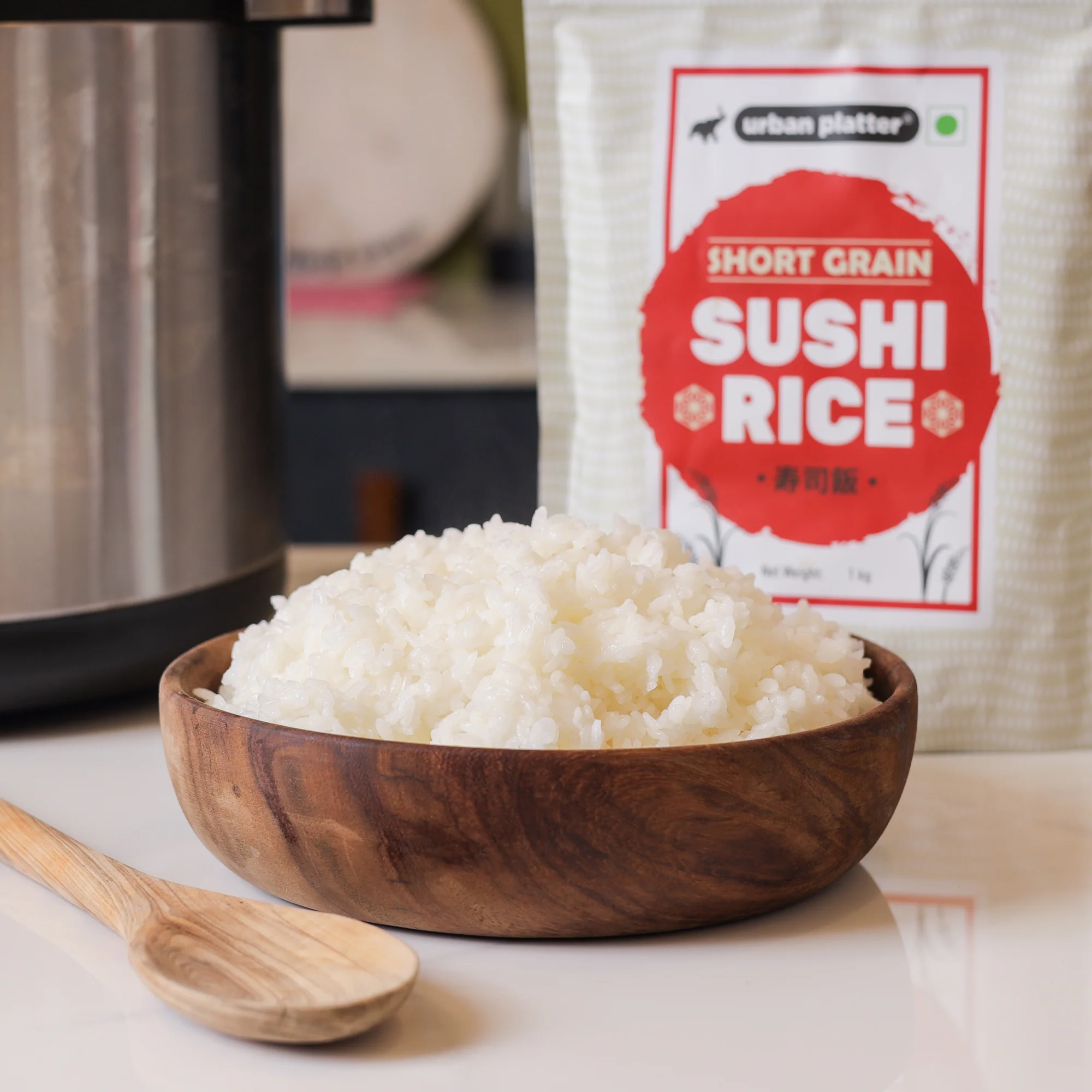 Short Grain Sushi Rice, 1 kg (Japanese Cuisine | Sticky and Aromatic) - Image 3