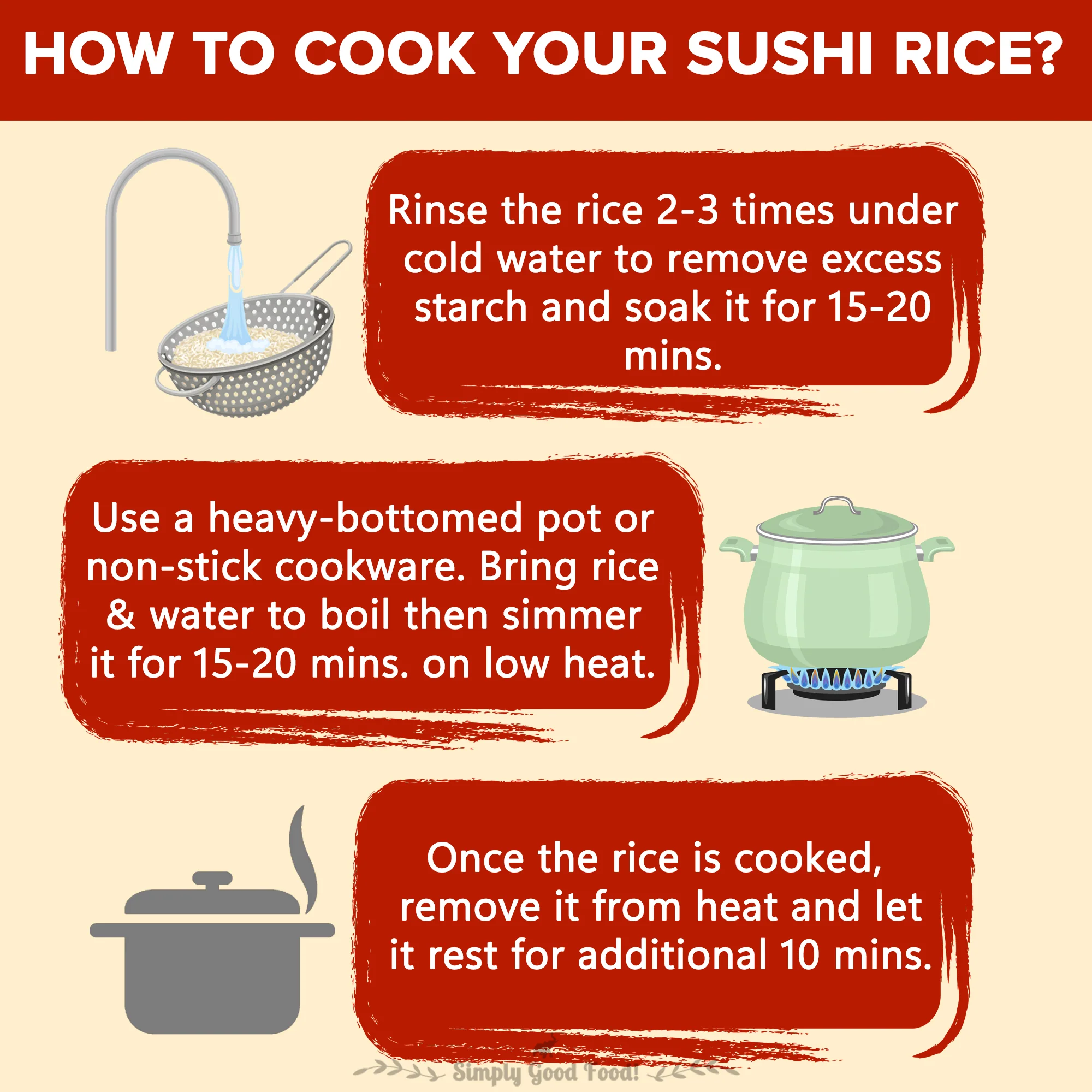 Short Grain Sushi Rice, 1 kg (Japanese Cuisine | Sticky and Aromatic) - Image 7