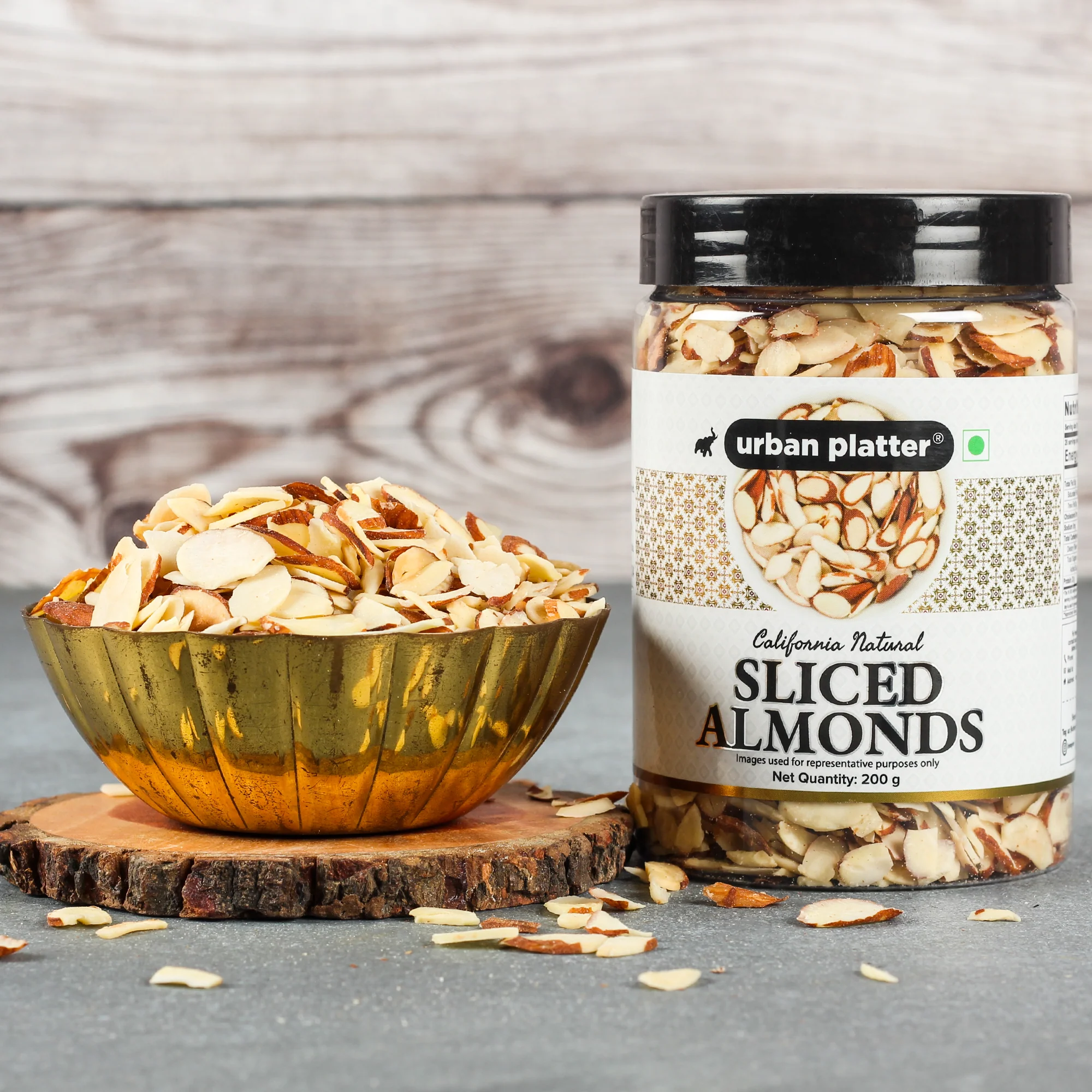 Sliced California Almonds, 200g (Badam Flakes, Perfect for Garnish, Baking and Salads) - Image 5