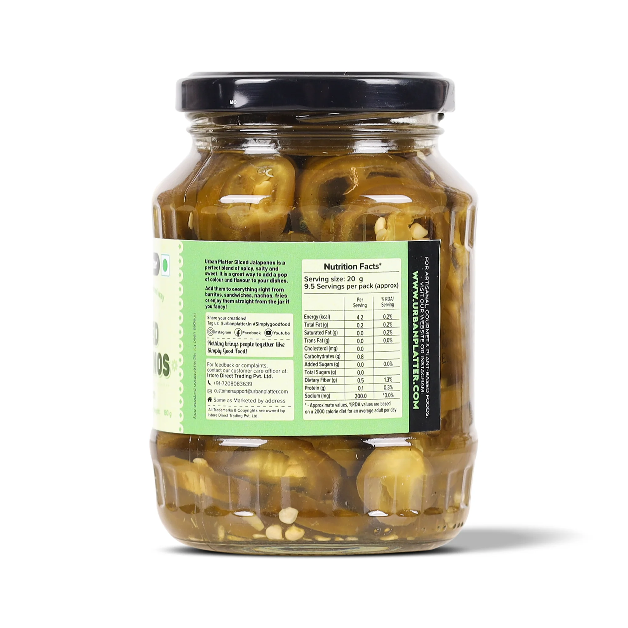 Sliced Jalapenos, 340g [ Tangy & Spicy, Great Topping for Pizza, Tacos, Nachos] - Image 3