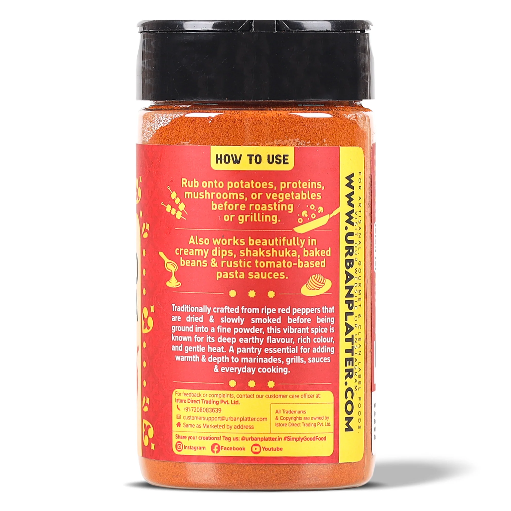 Smoked Paprika, 80g (Bold, Smoky & Sweet, Adds Depth, Colour & Earthy Heat to Grills, Roasts, Pasta, Sauces & Global Cuisines) - Image 3