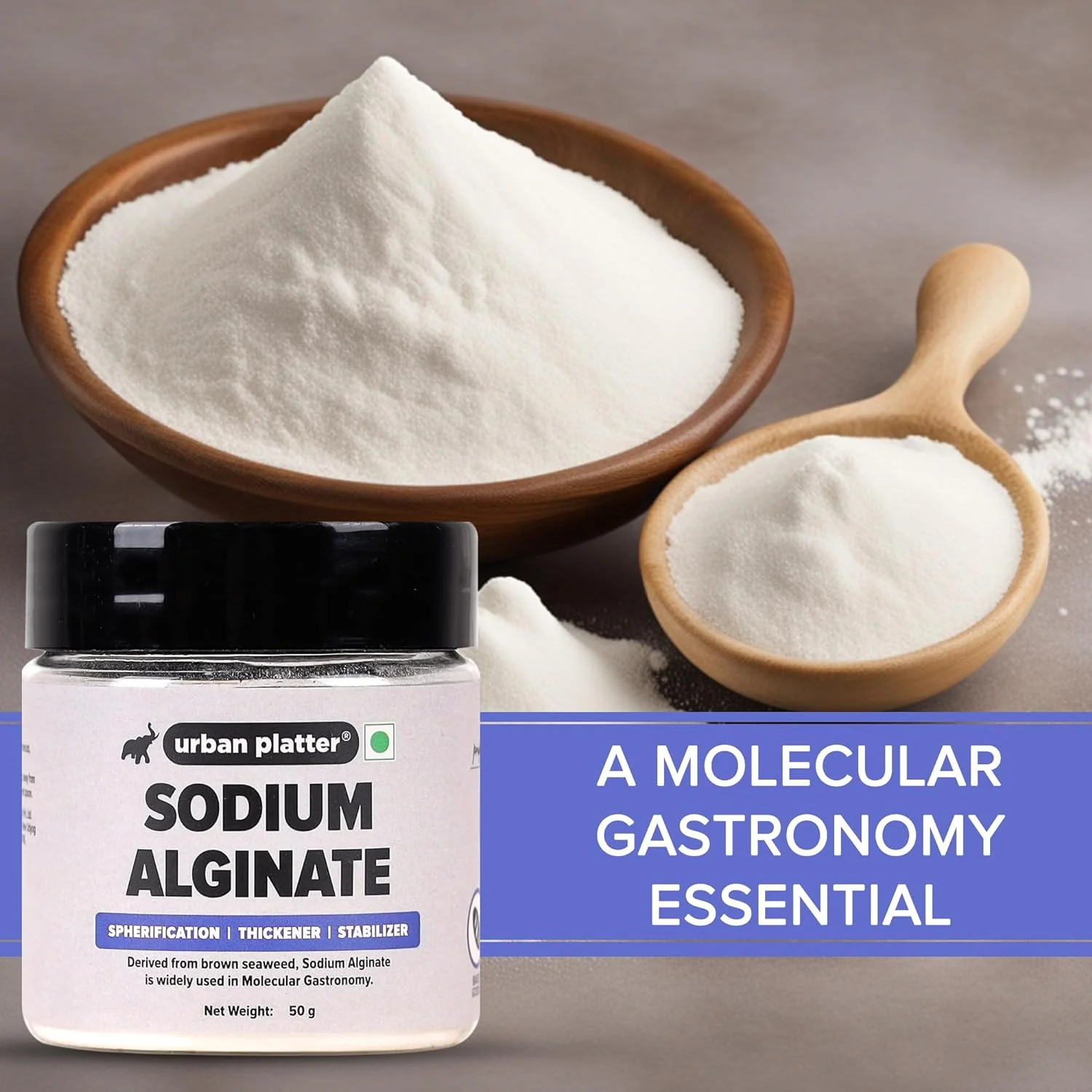 Sodium Alginate Powder, 50g [Food Grade | Molecular Gastronomy | Thickening Agent | Stabilizing Agent | Spherification] - Image 4