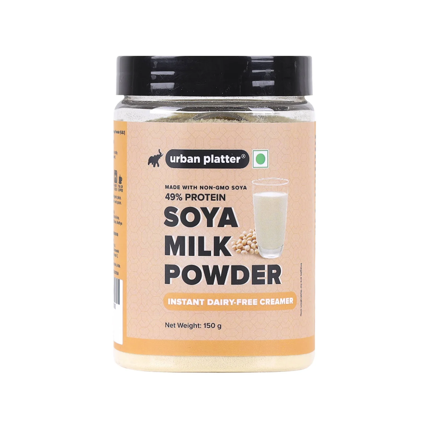 Soya Milk Powder, 150g (Plant-Based Milk Alternative, Non-GMO & 49% Protein)