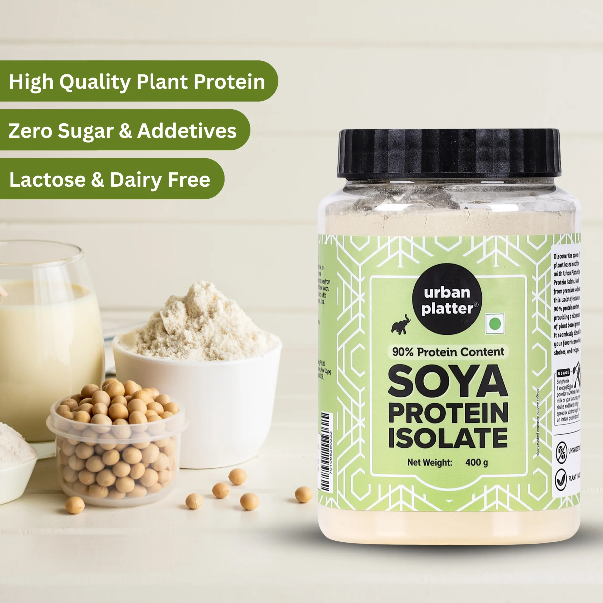 Soya Protein Isolate Powder, 400g - Image 4