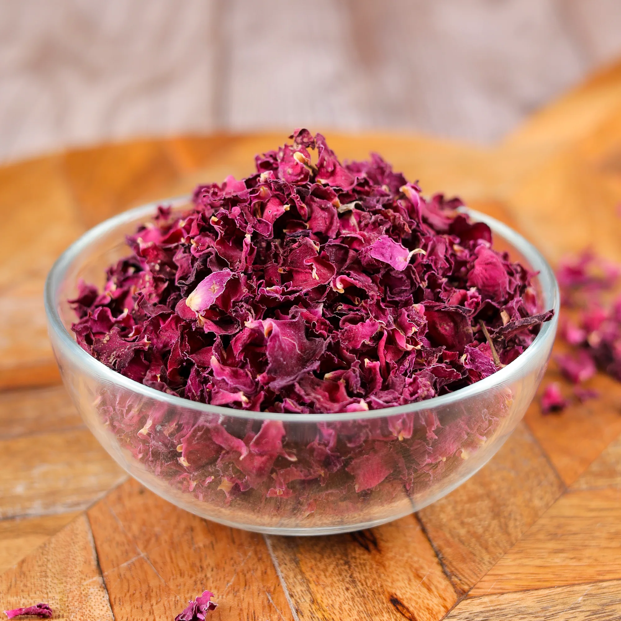 Sun Dried Rose Petals, 100g (100% Edible, Sun-Dried | Gulab Patti | Dried Rose Petals | Use in Tea, Baking, Making Rose Water, Crafting) - Image 3