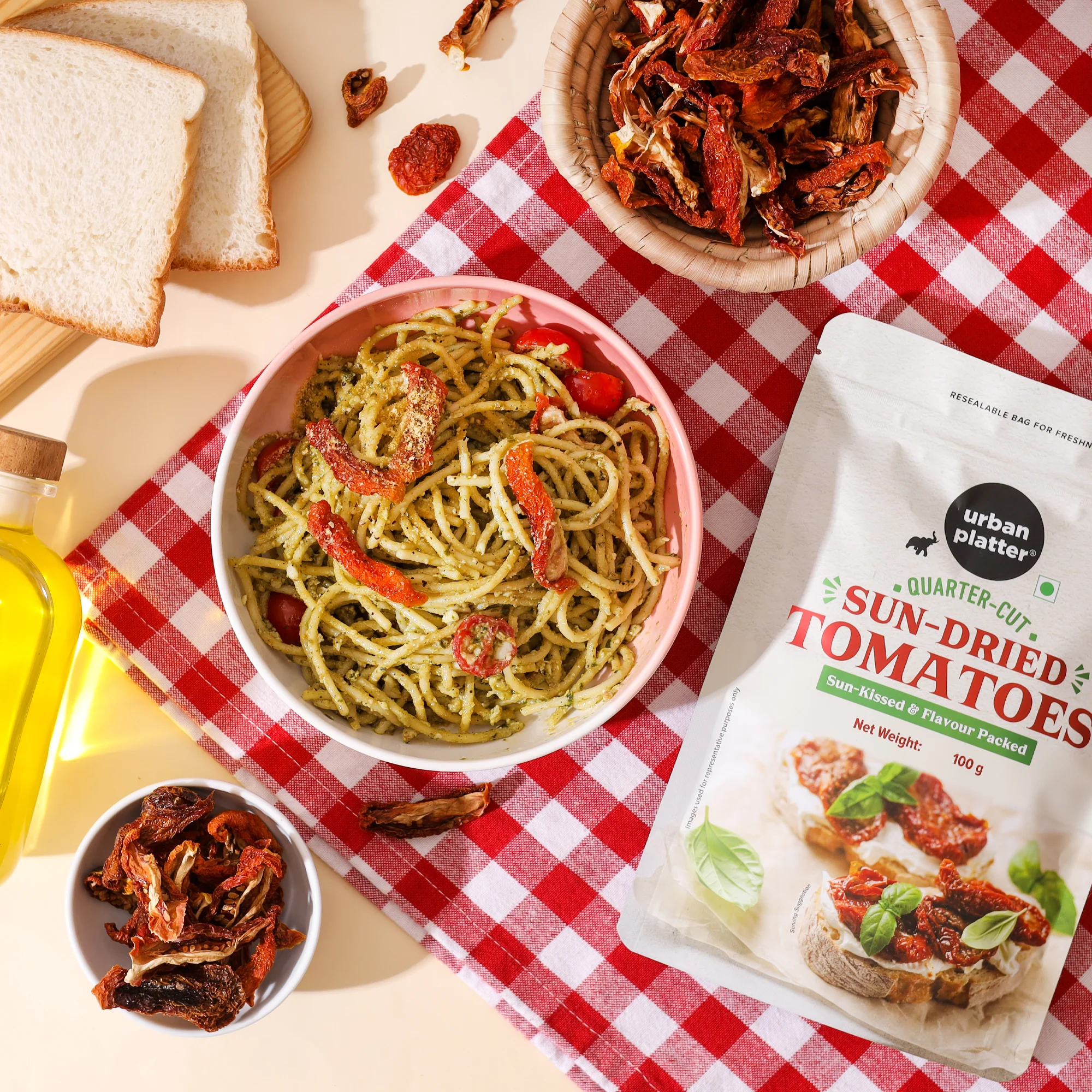 Sun-Dried Tomatoes, 100g (Naturally Dried Style Tomatoes, Rich Umami Flavour, Perfect for Pasta, Pesto, Salads, Sandwiches & Mediterranean Cooking) - Image 5