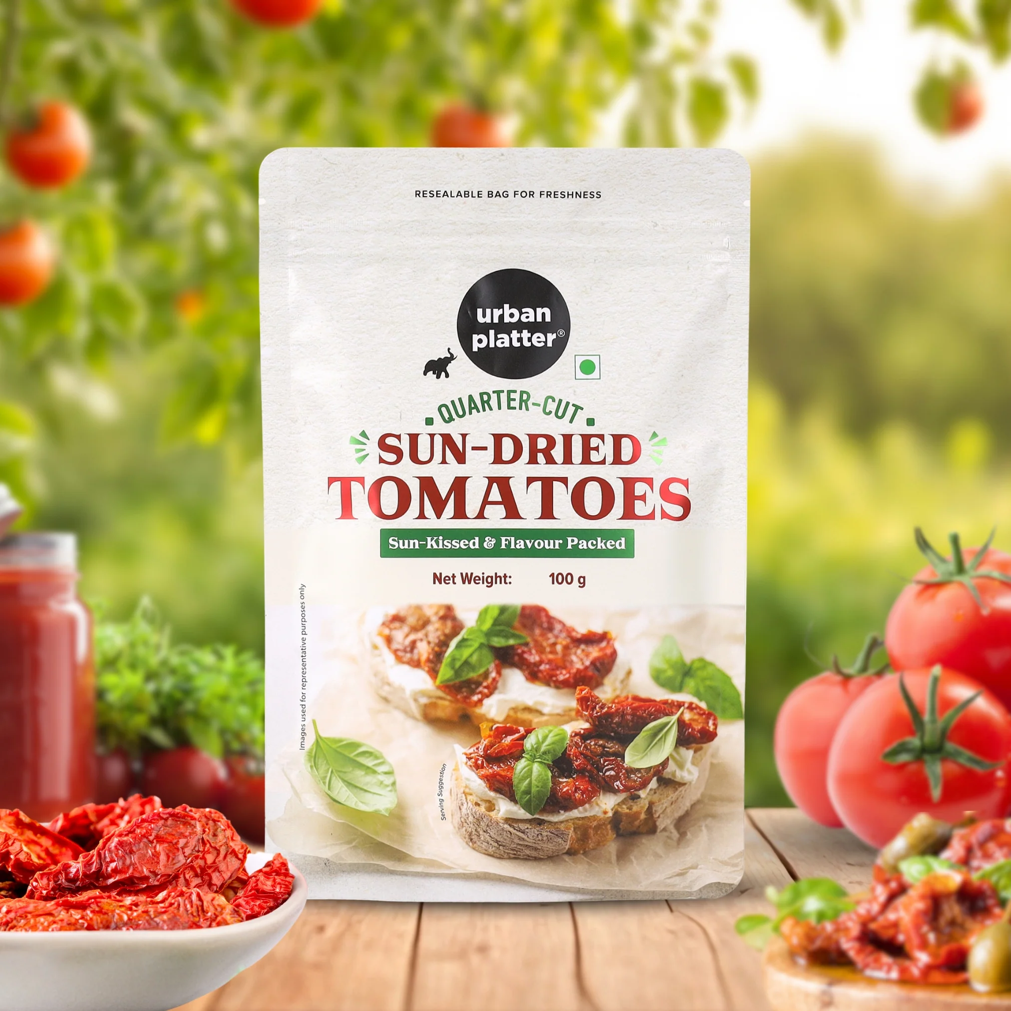 Sun-Dried Tomatoes, 100g (Naturally Dried Style Tomatoes, Rich Umami Flavour, Perfect for Pasta, Pesto, Salads, Sandwiches & Mediterranean Cooking) - Image 7