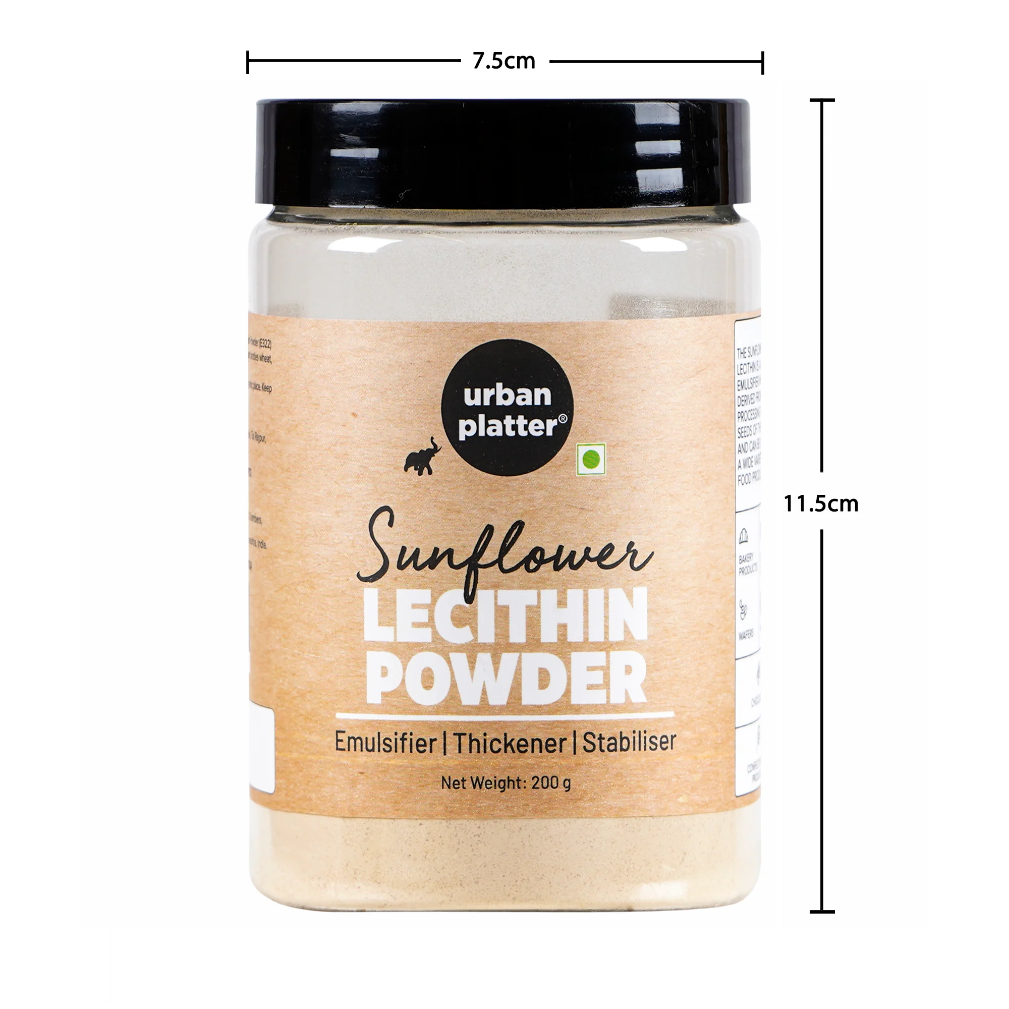 Sunflower Lecithin Powder, 200g (Emulsifier | Thickener | Stabiliser | Natural Food Additive | Add to bakery, chocolate & confectionery products) - Image 7