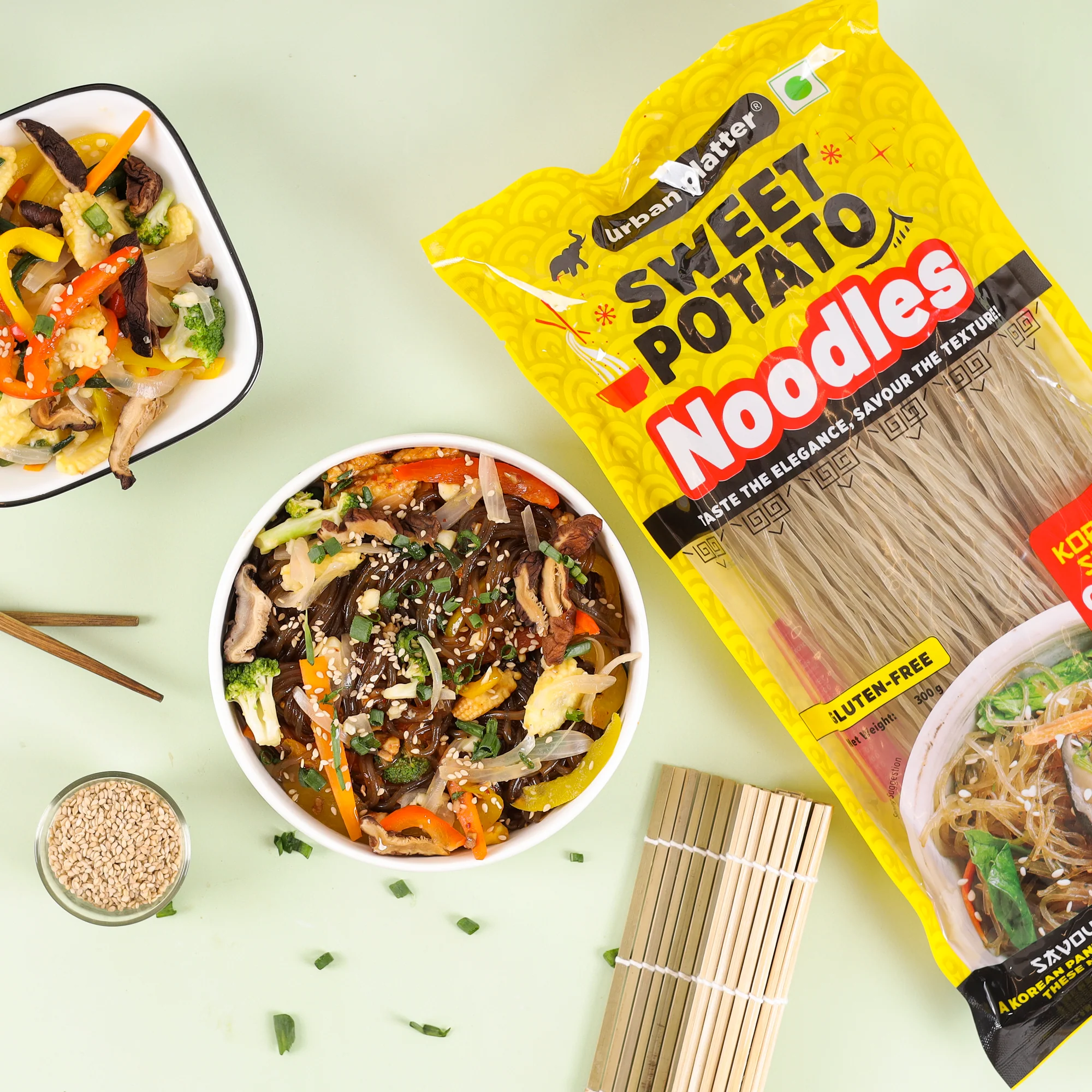 Sweet Potato Noodles (Dangmyeon), 300g (Korean Style Japchae Noodles, Glass Noodles, Additive-free, Gluten-free) - Image 10
