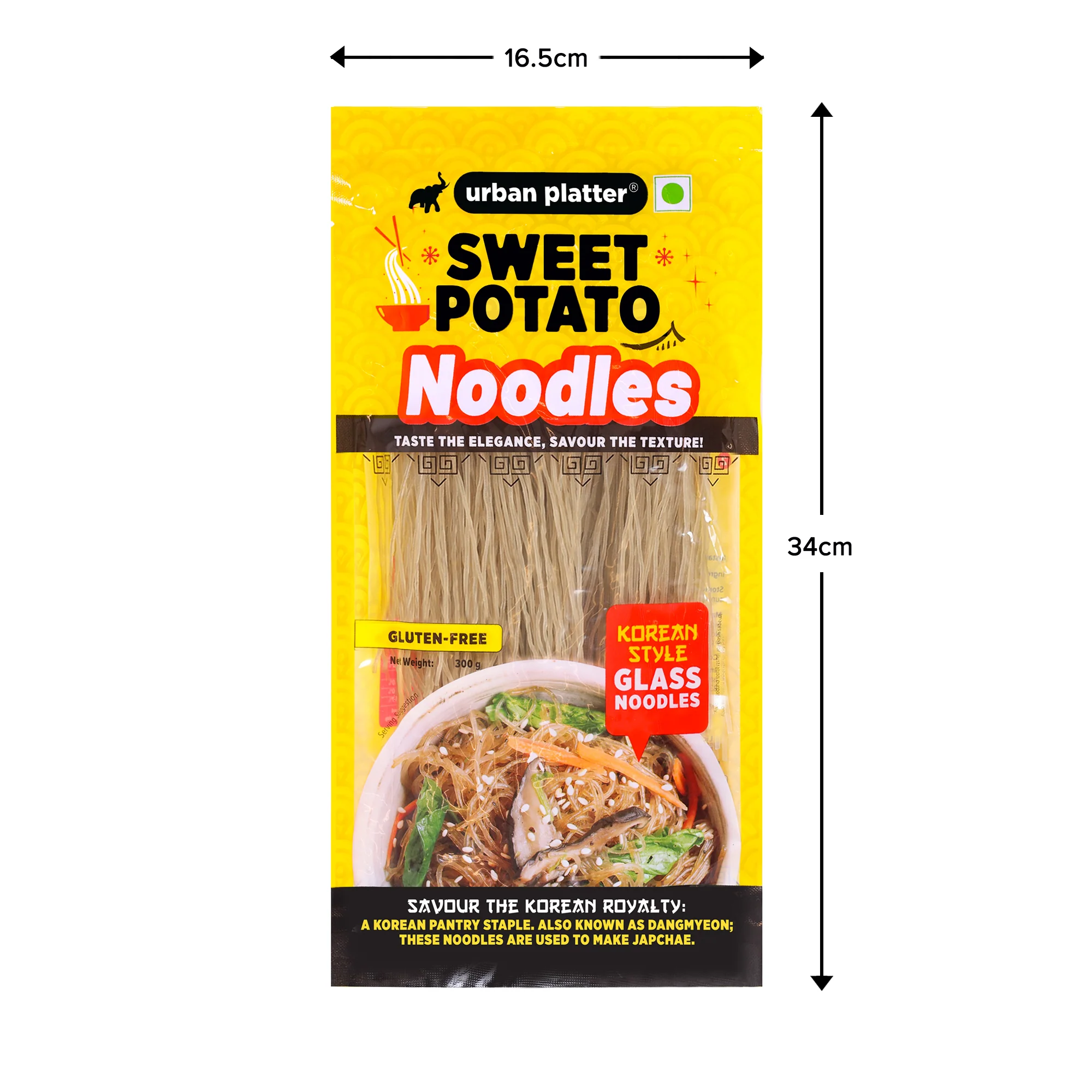 Sweet Potato Noodles (Dangmyeon), 300g (Korean Style Japchae Noodles, Glass Noodles, Additive-free, Gluten-free) - Image 12