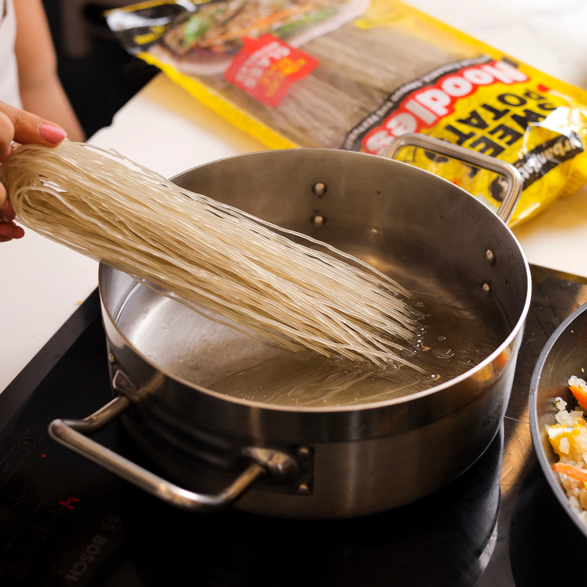 Sweet Potato Noodles (Dangmyeon), 300g (Korean Style Japchae Noodles, Glass Noodles, Additive-free, Gluten-free) - Image 7