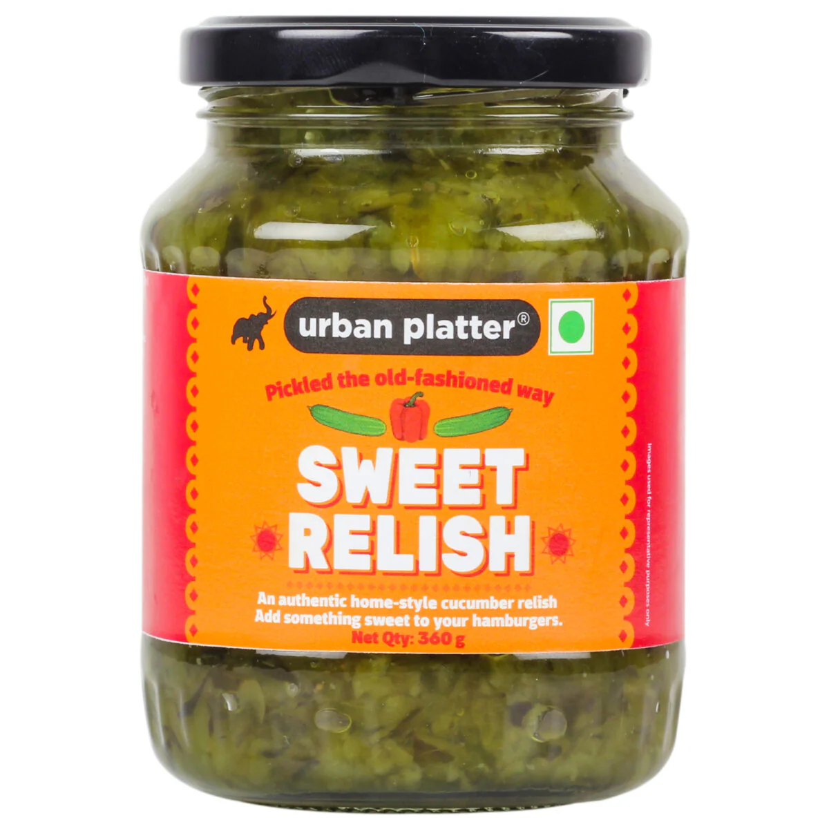 Sweet Relish, 360g [ Tart, Sweet & Salty Topping for Hot Dogs & Sandwiches]
