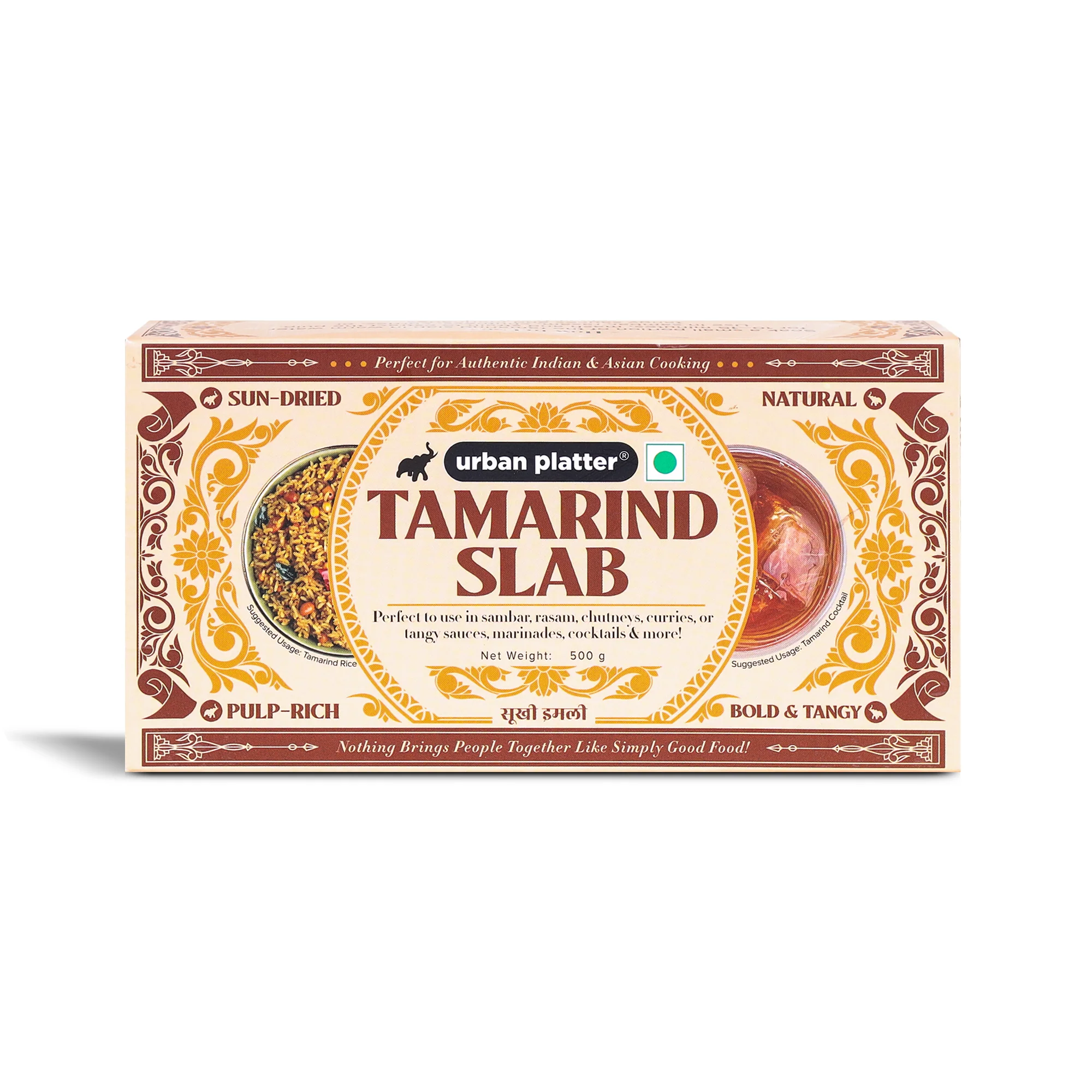 Tamarind Slab, 500g (Imli Block | Natural, Seedless & Sundried | Ideal for Cooking, Chutneys & Curries) - Image 3