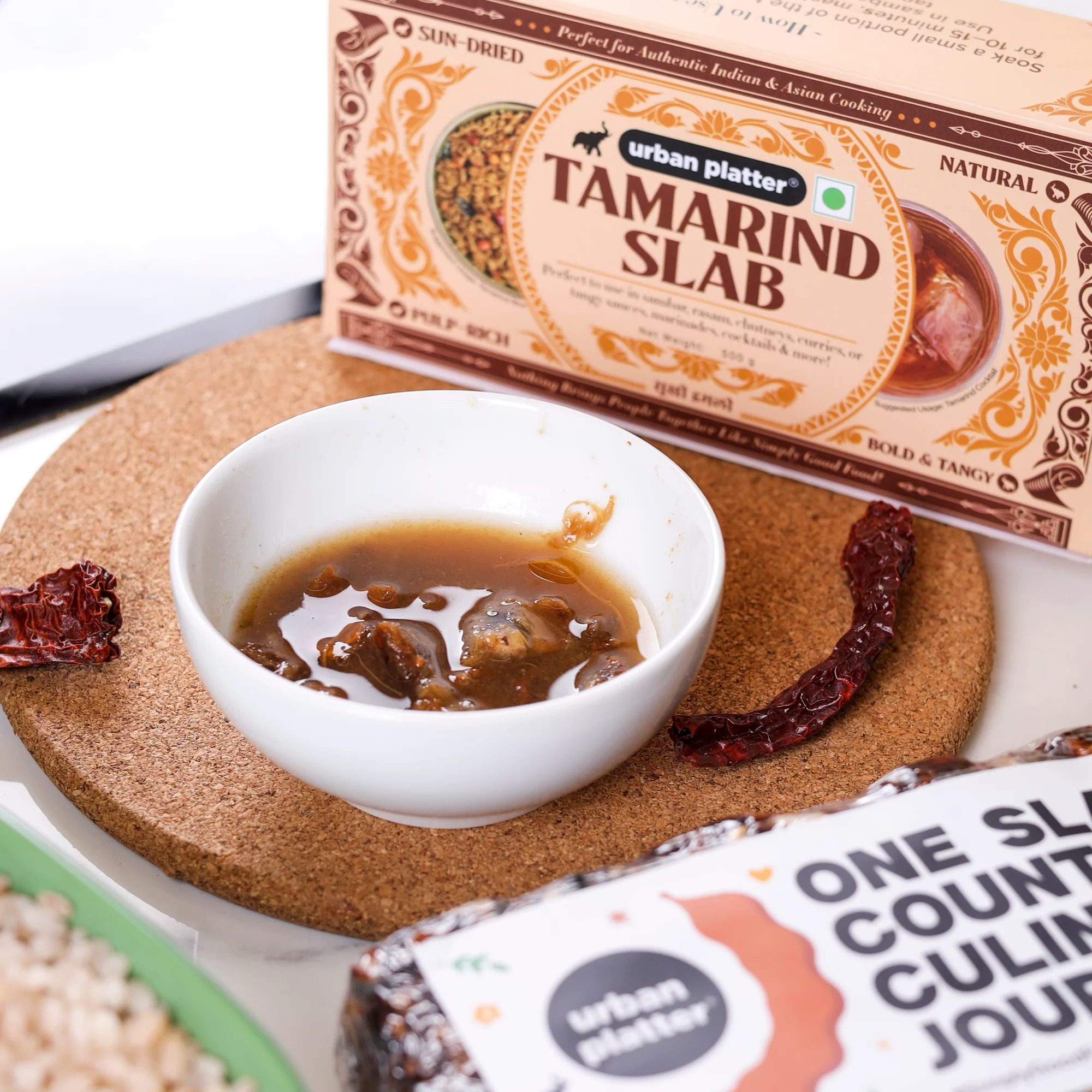 Tamarind Slab, 500g (Imli Block | Natural, Seedless & Sundried | Ideal for Cooking, Chutneys & Curries) - Image 5