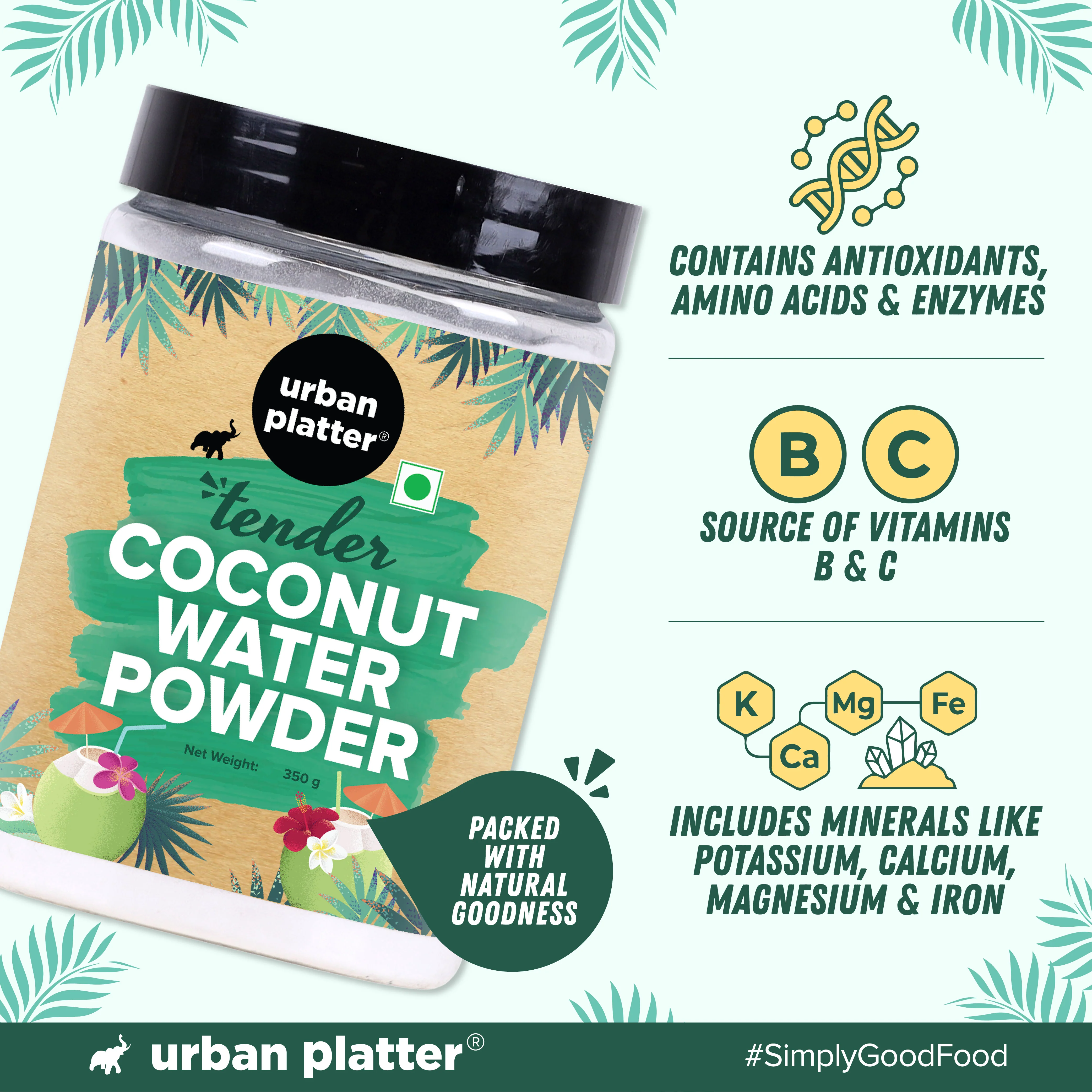 Tender Coconut Water Powder 350g - Image 6