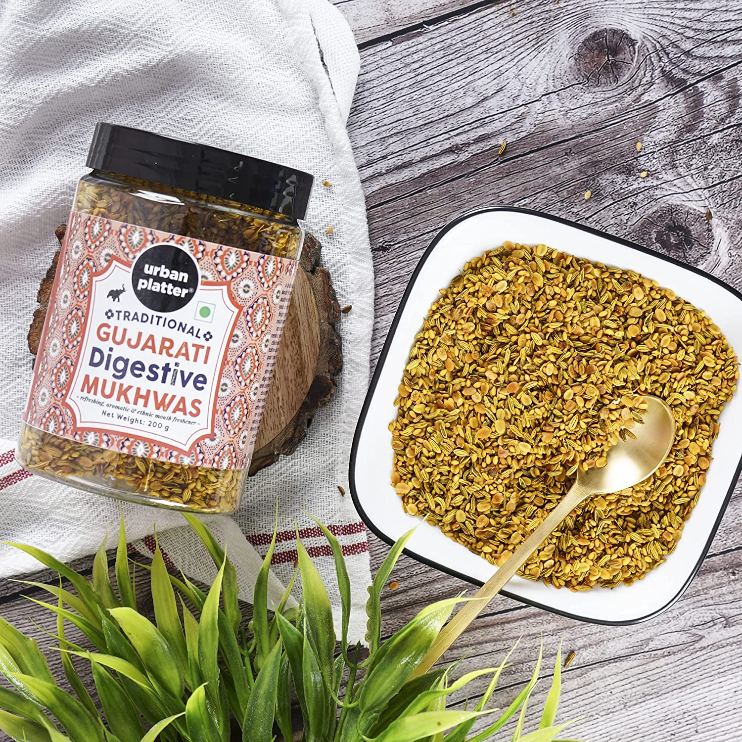 Traditional Gujarati Digestive Mukhwas, 200g (Mouth Freshener | Digestive | After-Meal Snack | Rich in Fibre) - Image 8