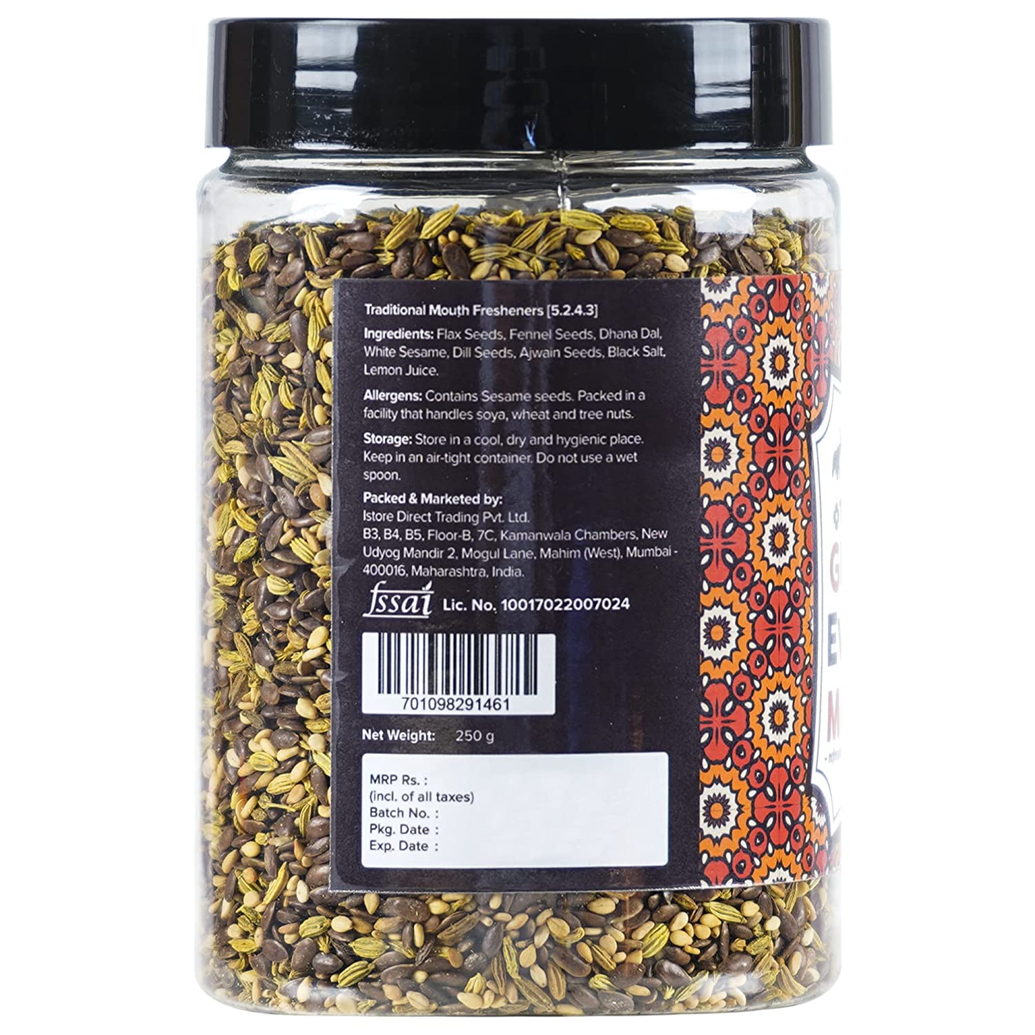Traditional Gujarati Everyday Mukhwas, 250g (Mouth Freshener | Digestive | After-Meal Snack) - Image 2