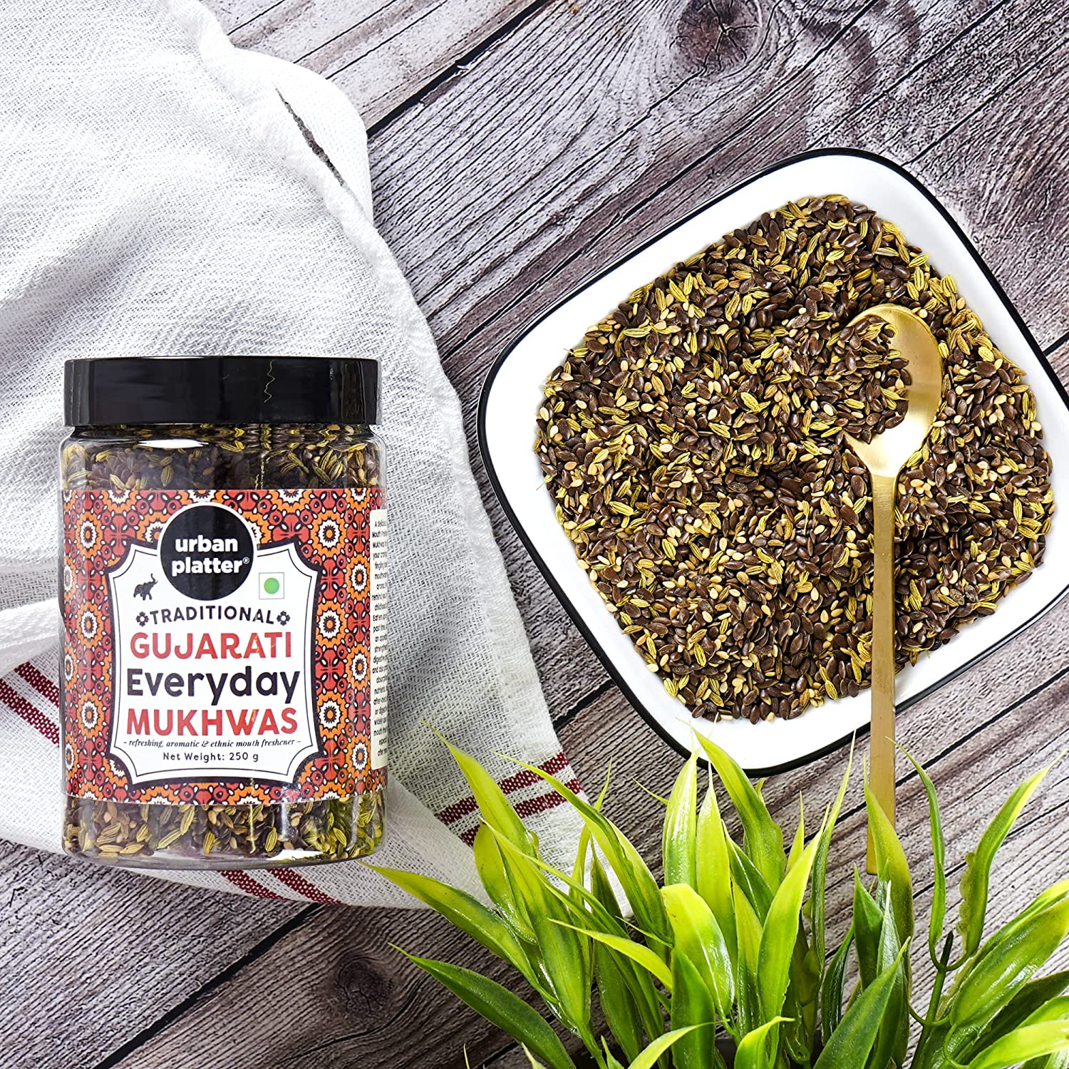 Traditional Gujarati Everyday Mukhwas, 250g (Mouth Freshener | Digestive | After-Meal Snack) - Image 6