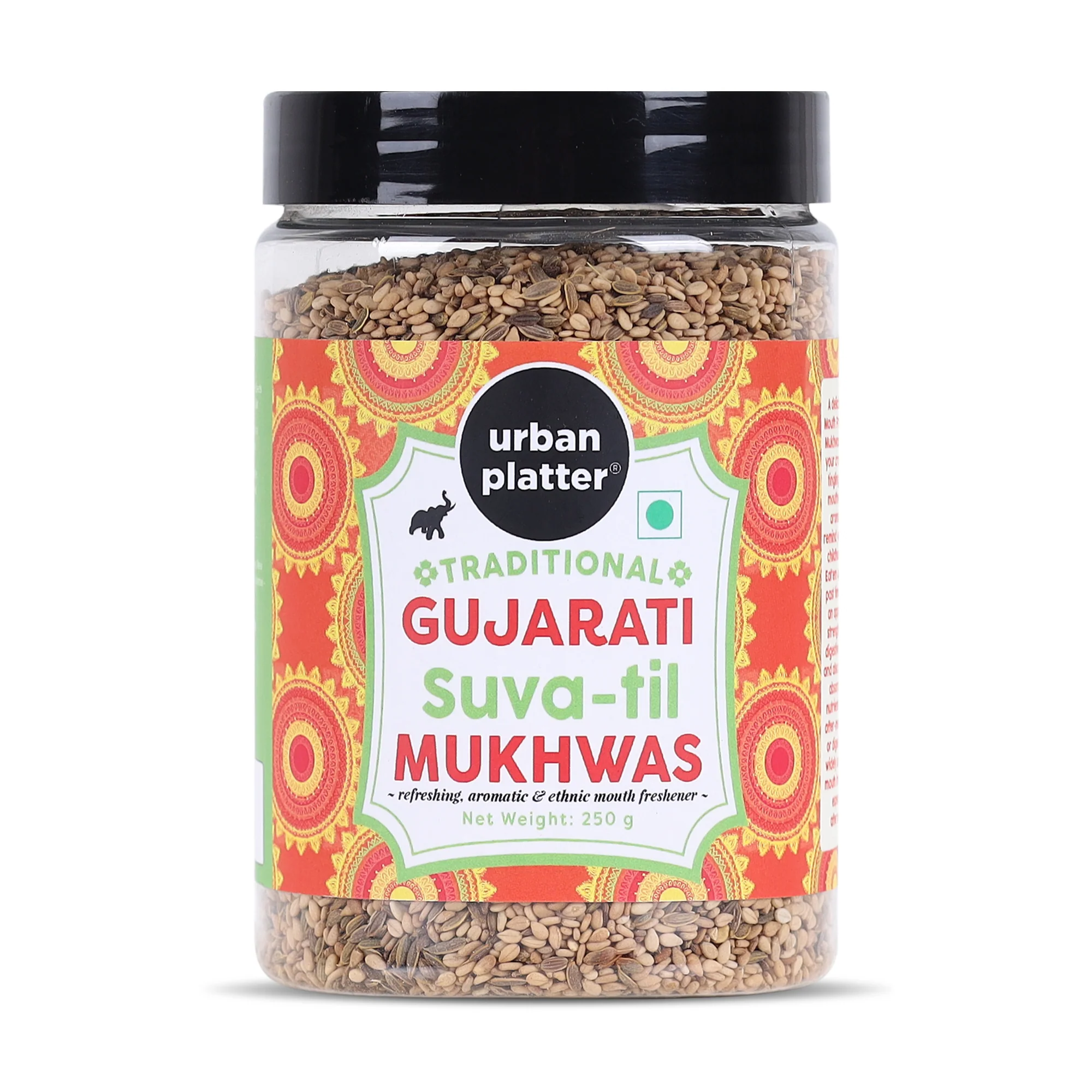 Traditional Gujarati Suva-till Mukhwas, 250g (Mouth Freshener | Digestive | After-Meal Snack | Rich in Fibre)