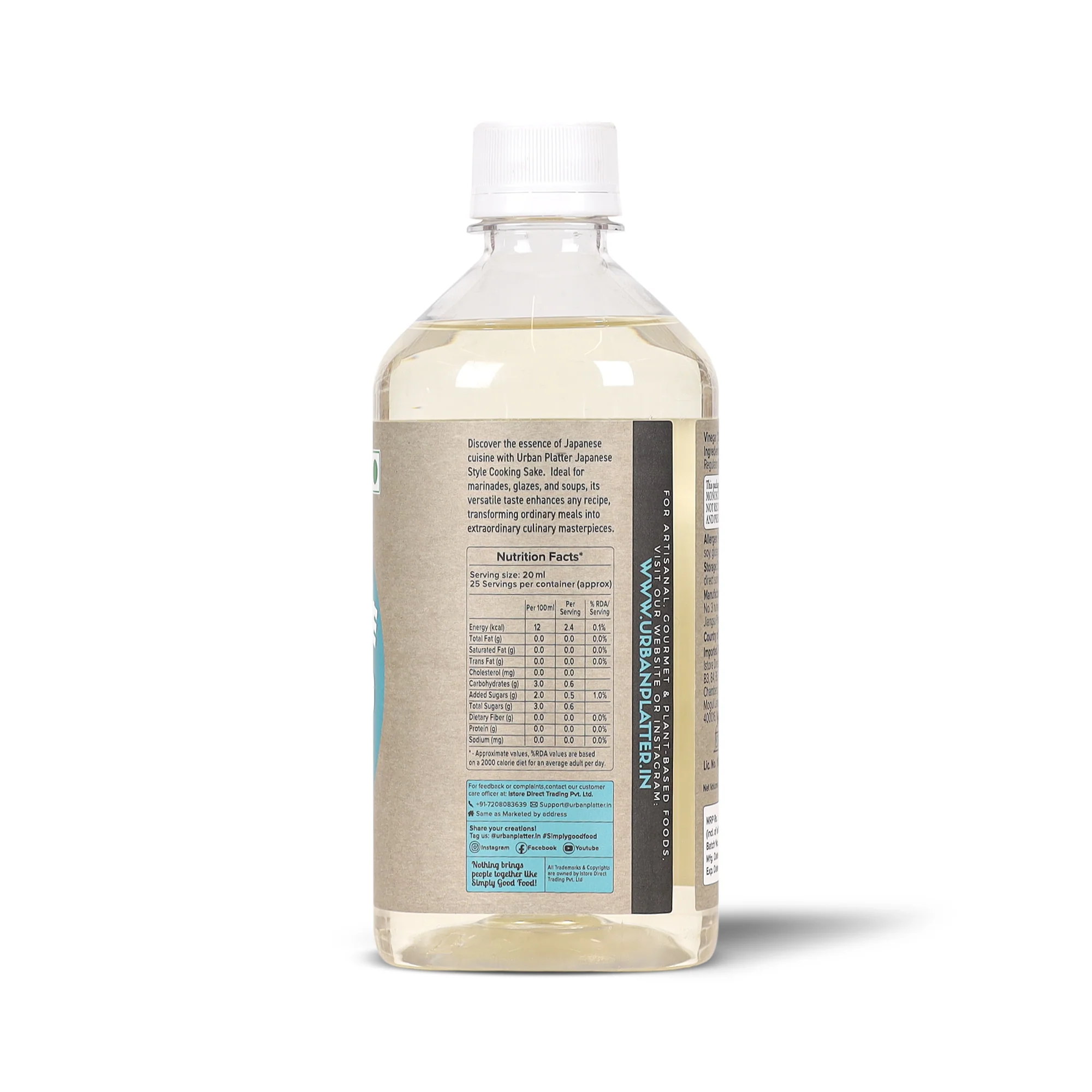 Traditionally Brewed Ryorizake/ Japanese Cooking Sake, 500ml [Subtly Sweet and Flavourful Rice Seasoning] - Image 3